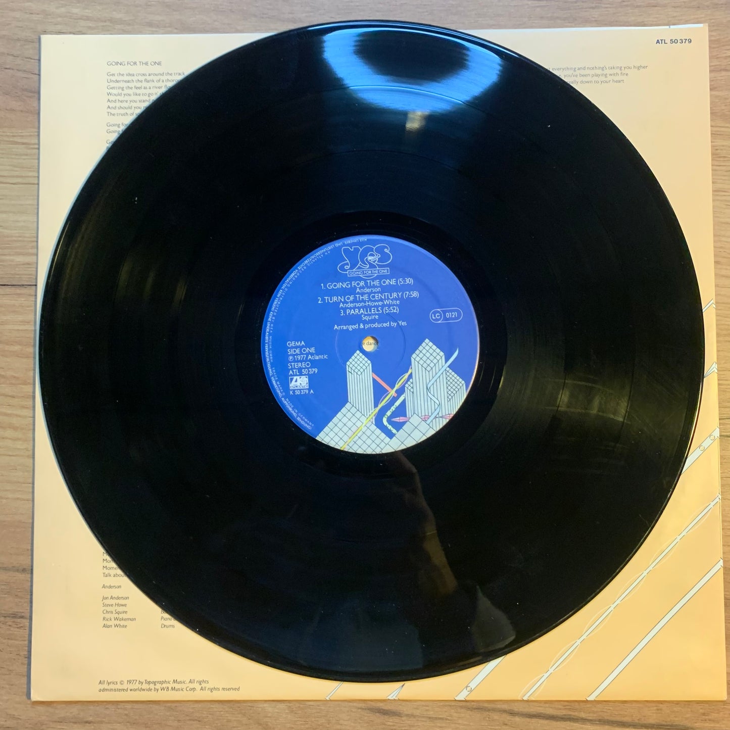 YES - GOING FOR THE ONE...OG GER 1977...VG+/VG++