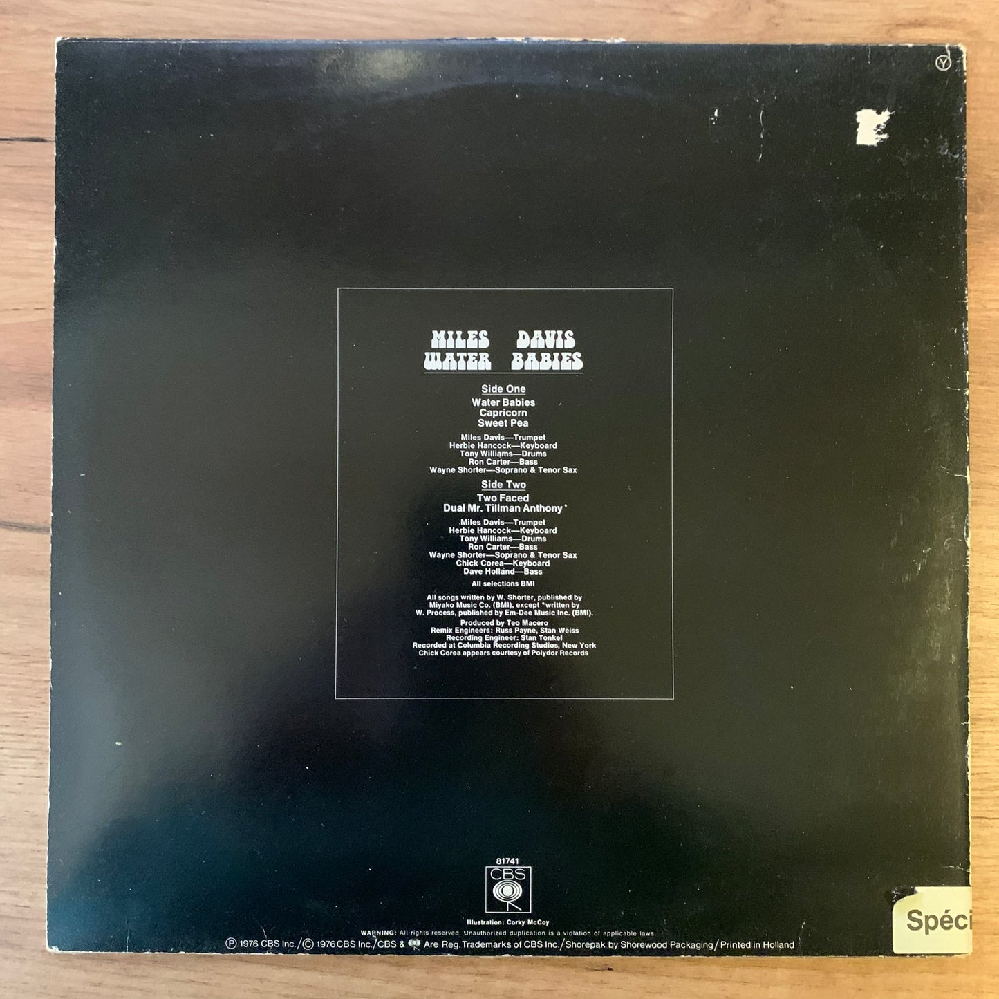 MILES DAVIS - WATER BABIES...OG EU 1977...VG/VG