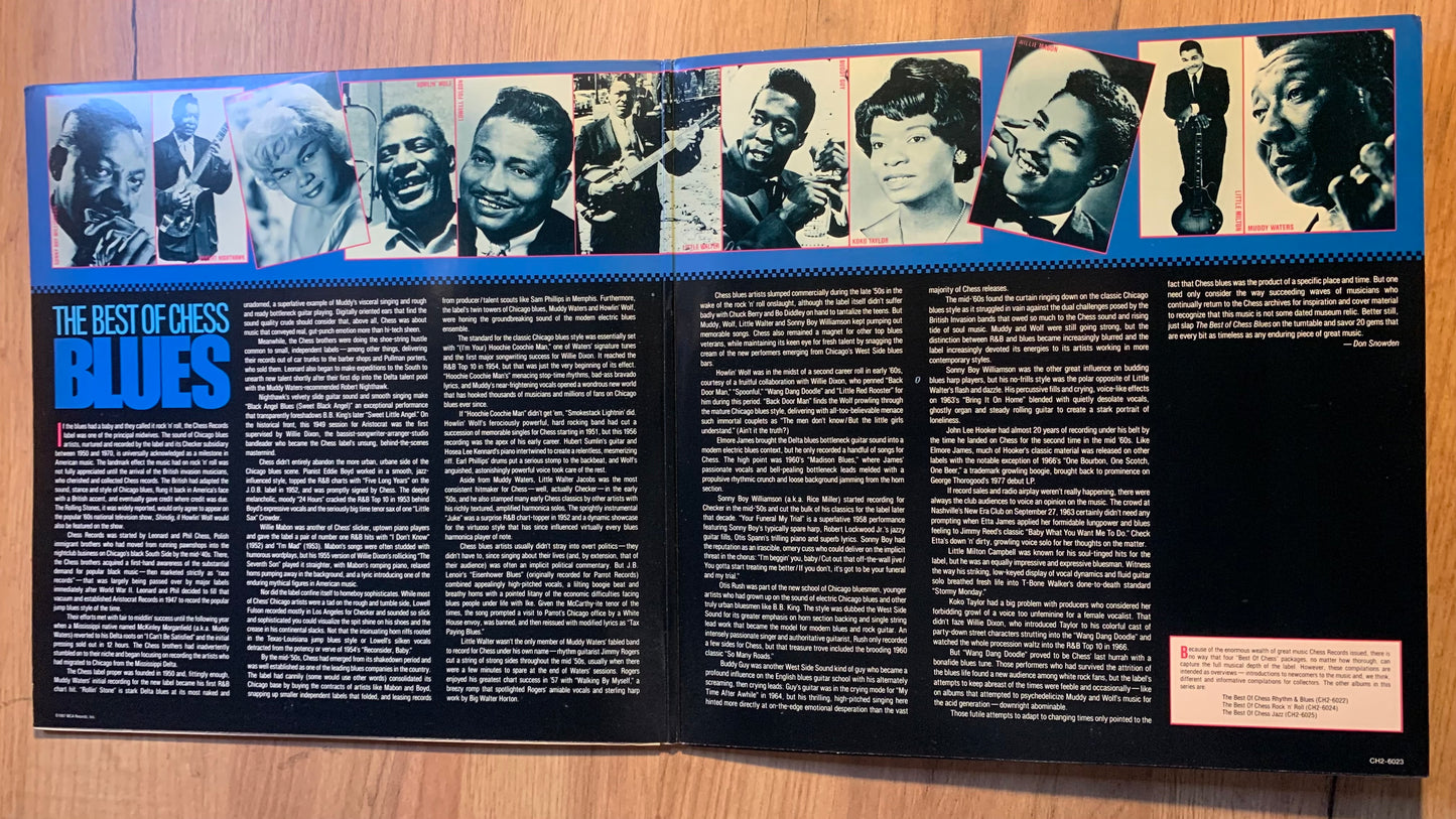 THE BEST OF CHESS BLUES...COMPIL US 1987...VG+/VG+