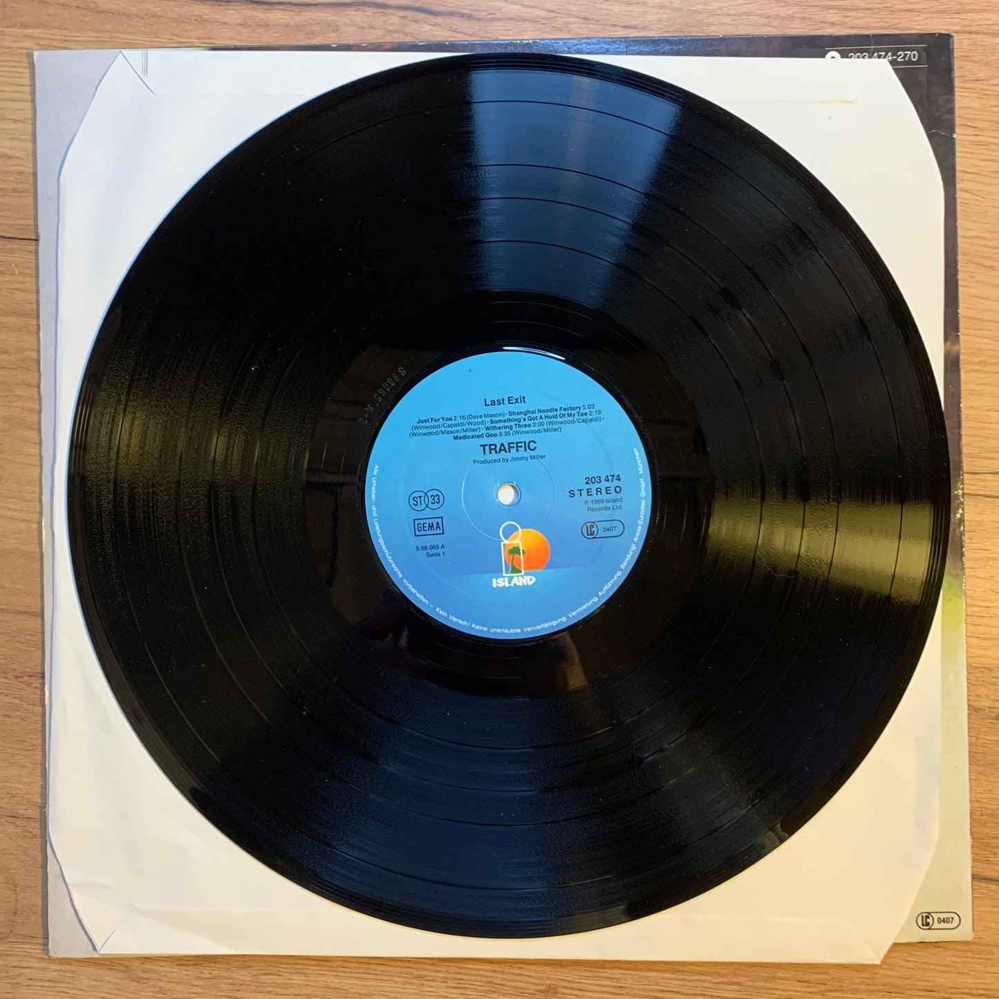 TRAFFIC - LAST EXIT...RE GER 1974...EX/VG+