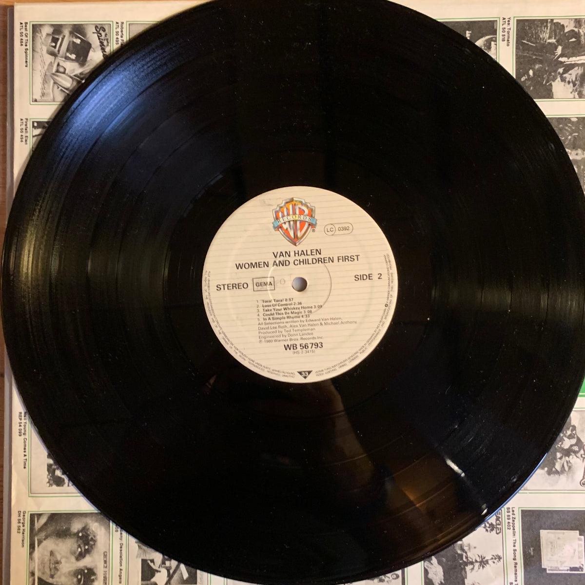 Women and Children First - disque Warner Bros.