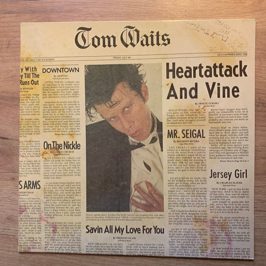 TOM WAITS - HEARTATTACK AND VINE...OG FR 1981...VG+/VG+