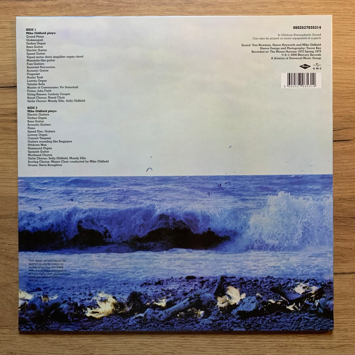 MIKE OLDFIELD - TUBULAR BELLS...RE EU 2009...EX/EX