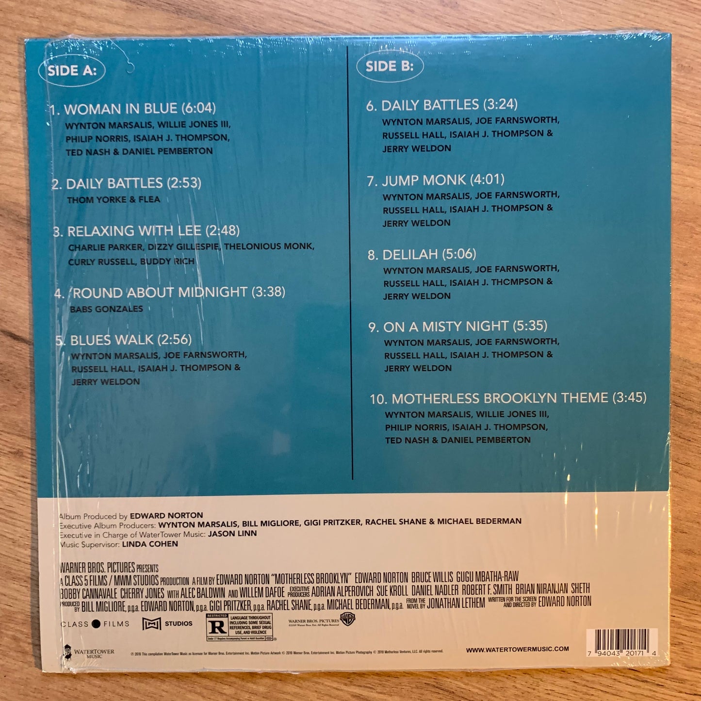 MOTHERLESS BROOKLYN OST...COMPIL US 2019...VG+/NM