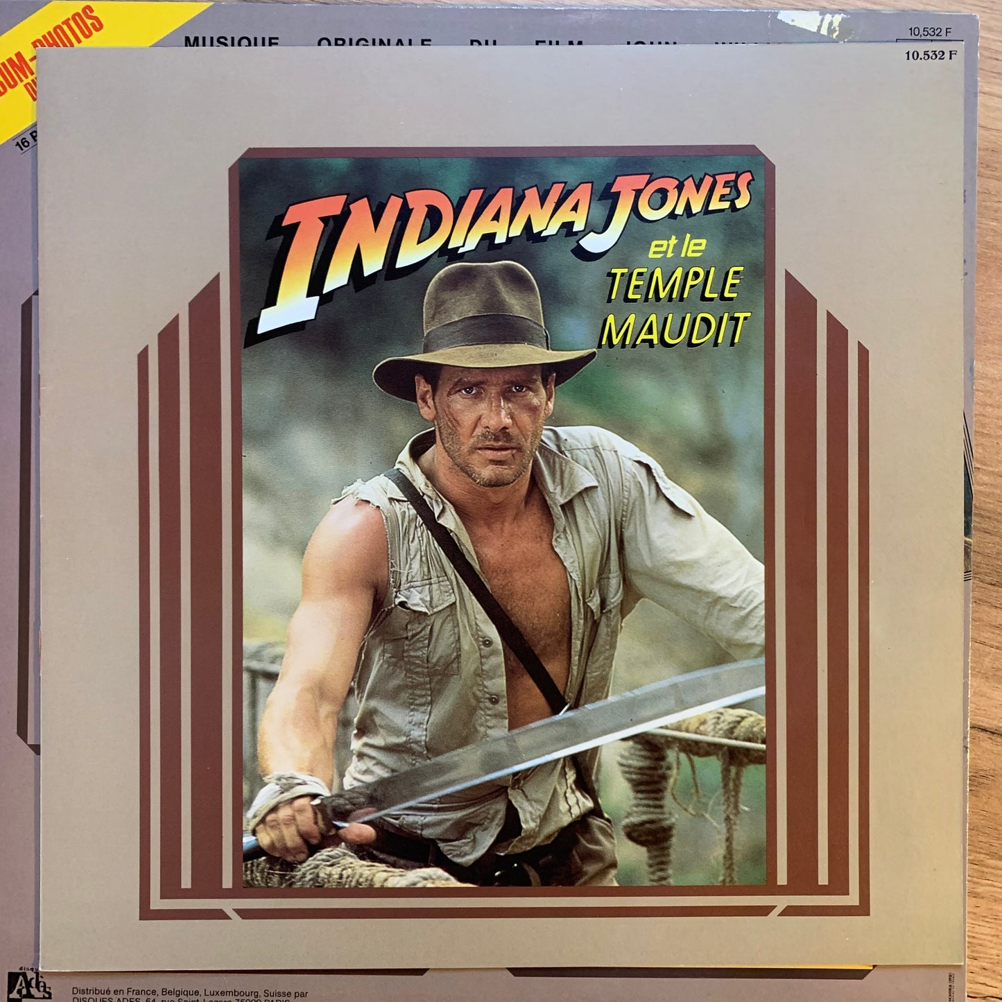 JOHN WILLIAMS - INDIANA JONES ET LE TEMPLE MAUDIT...OG FR 1984...EX/EX
