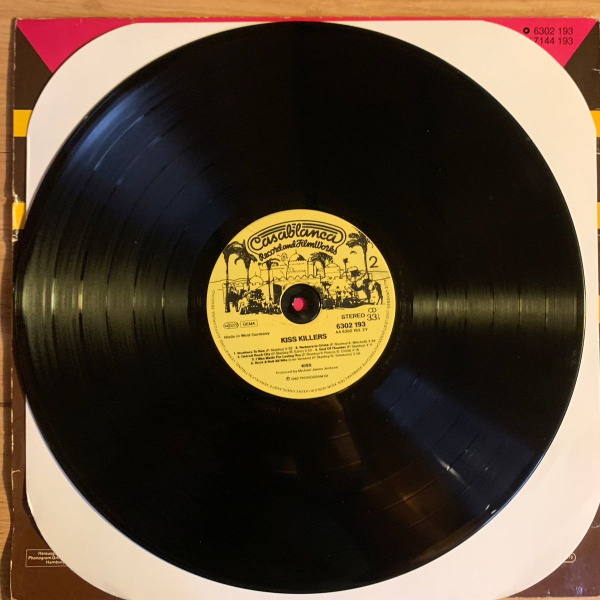 Kiss Killers - disque Casablanca