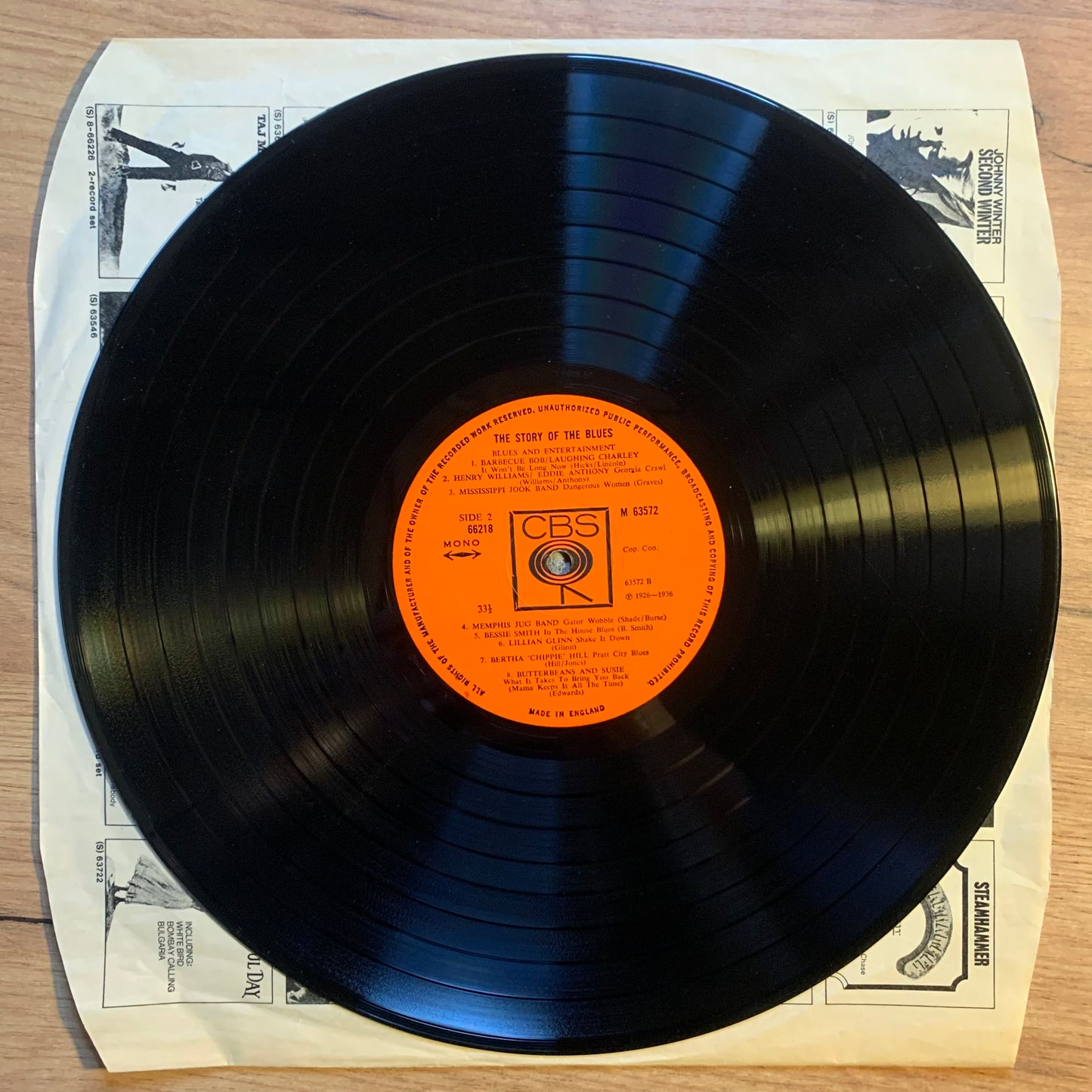 THE STORY OF THE BLUES...COMPIL UK 1969...VG++/VG+