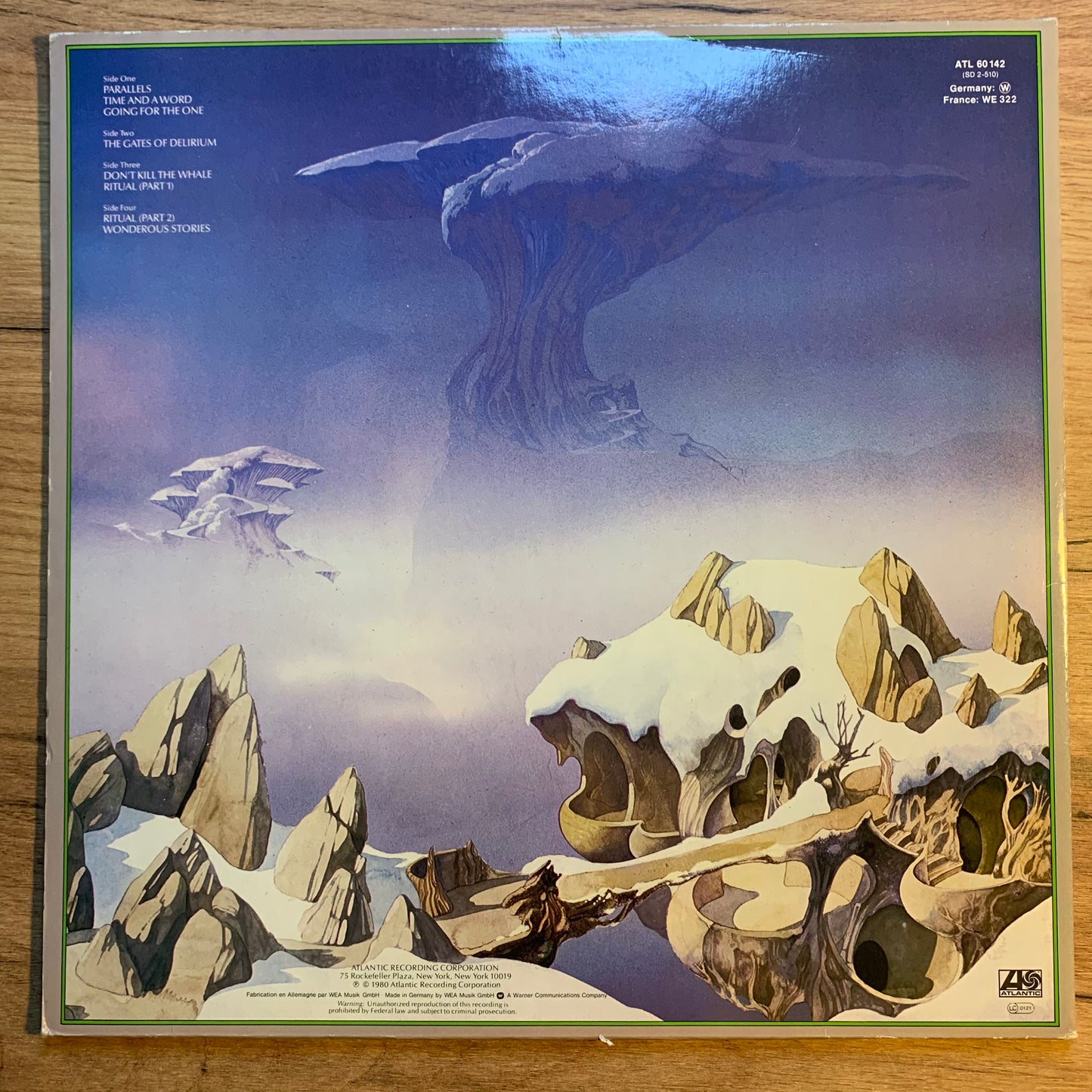 YES - YESSHOWS...OG EU 1980...VG++/VG+