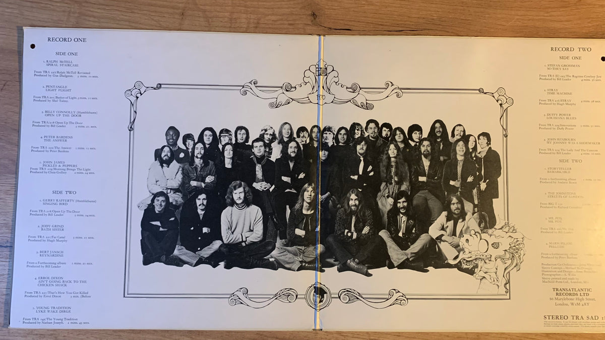 Heads and Tales : intérieur de la pochette ouvrante