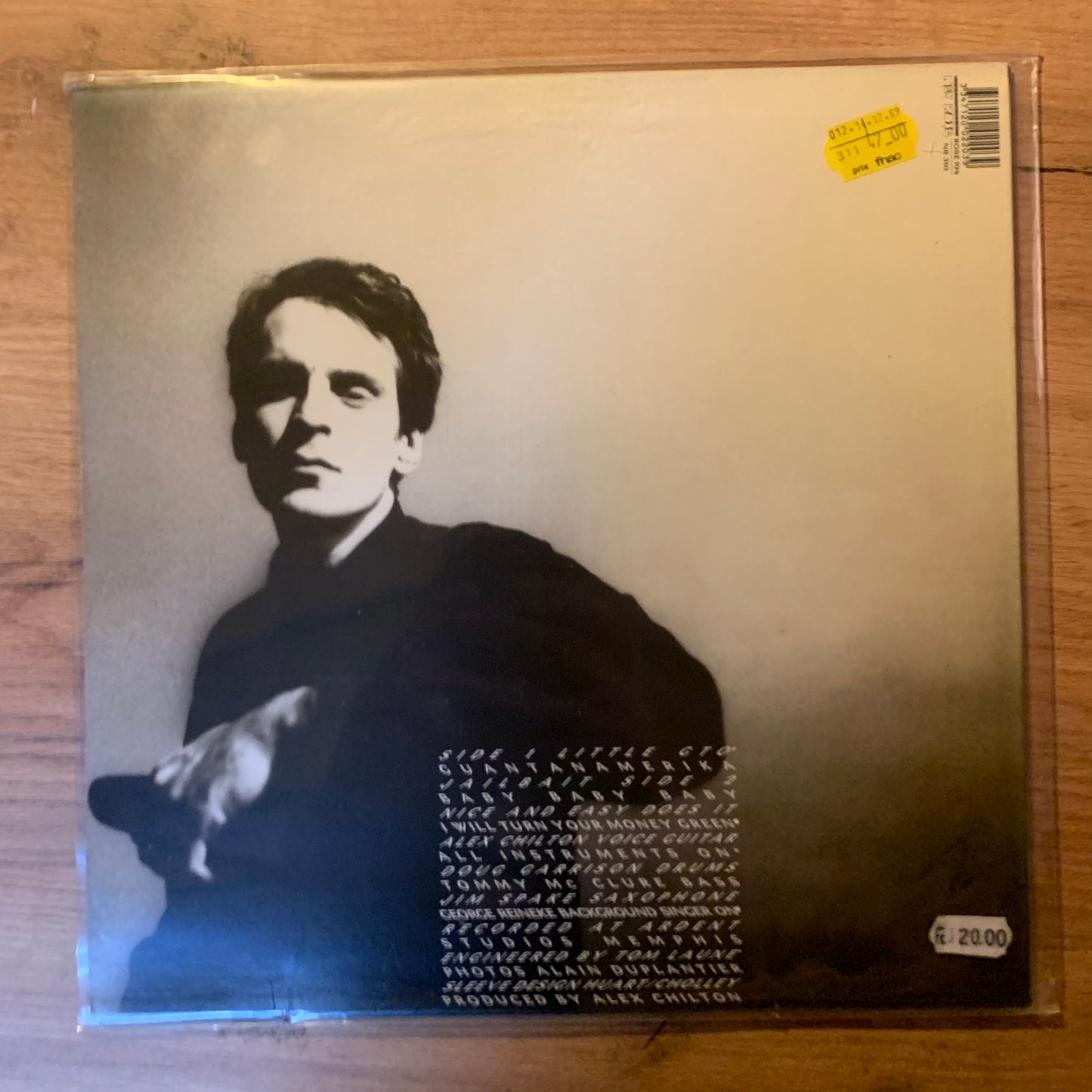 Alex Chilton – Black List...OG FR 1989...VG++/VG++
