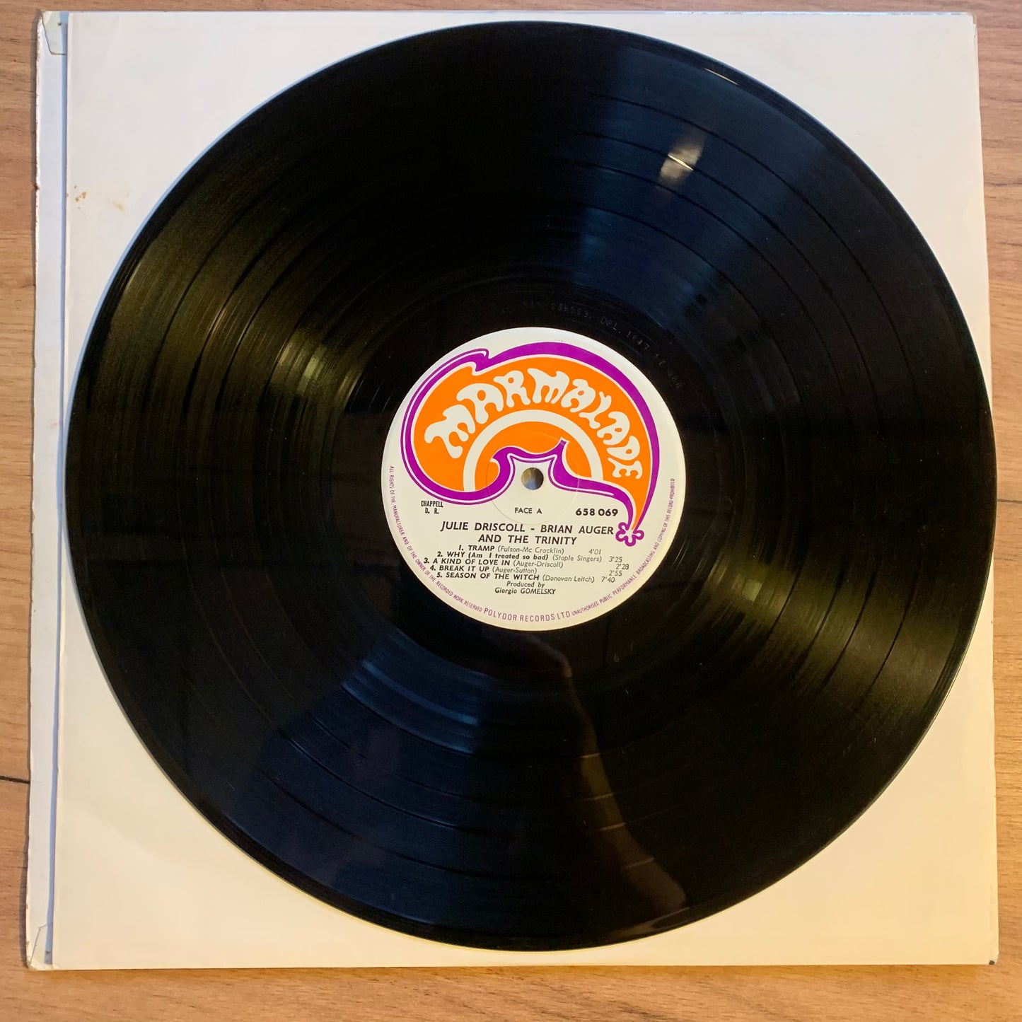 JULIE DRISCOLL, BRIAN AUGER AND THE TRINITY..OG FR 1967...VG+/VG++
