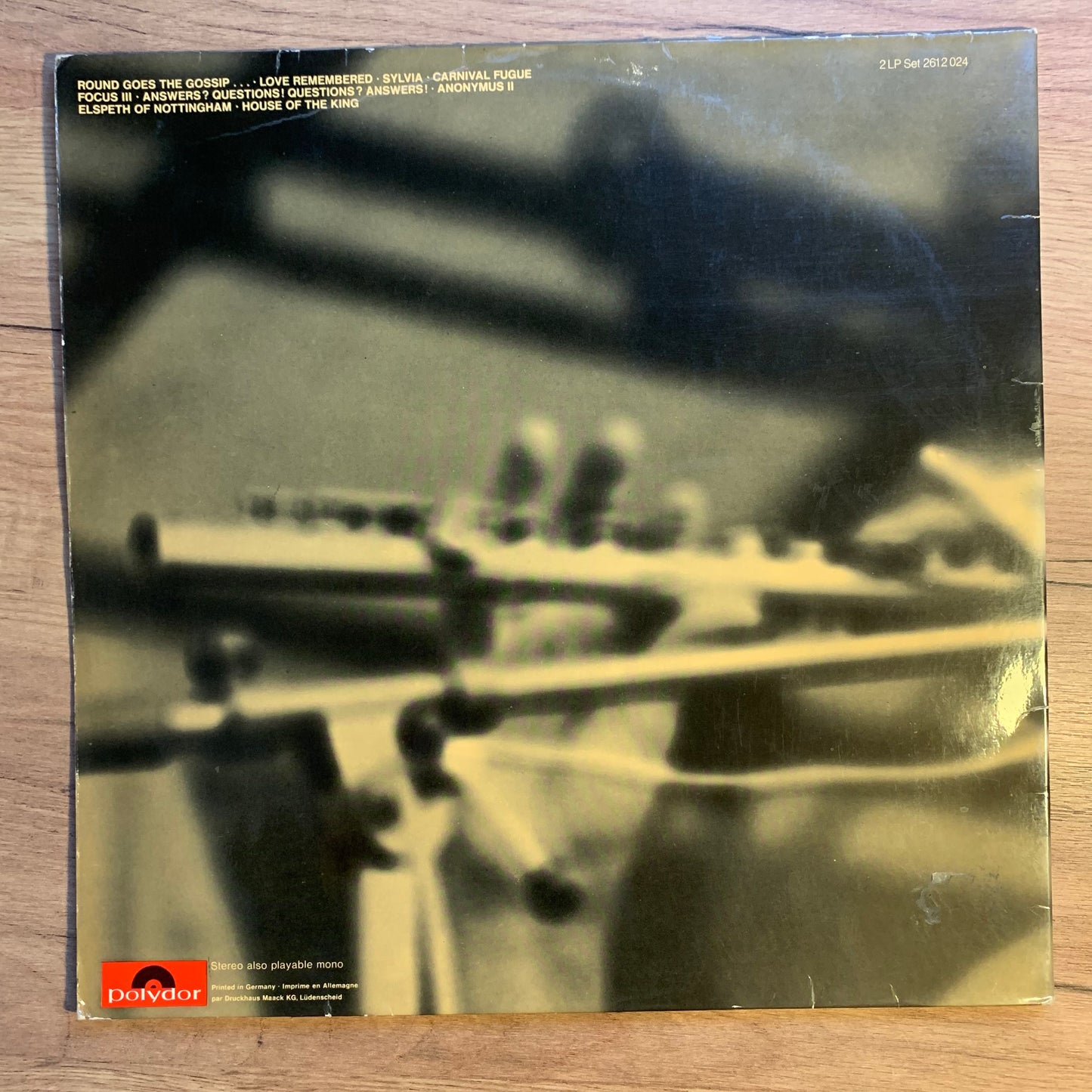 FOCUS - FOCUS 3...OG GER 1972...VG+/VG+