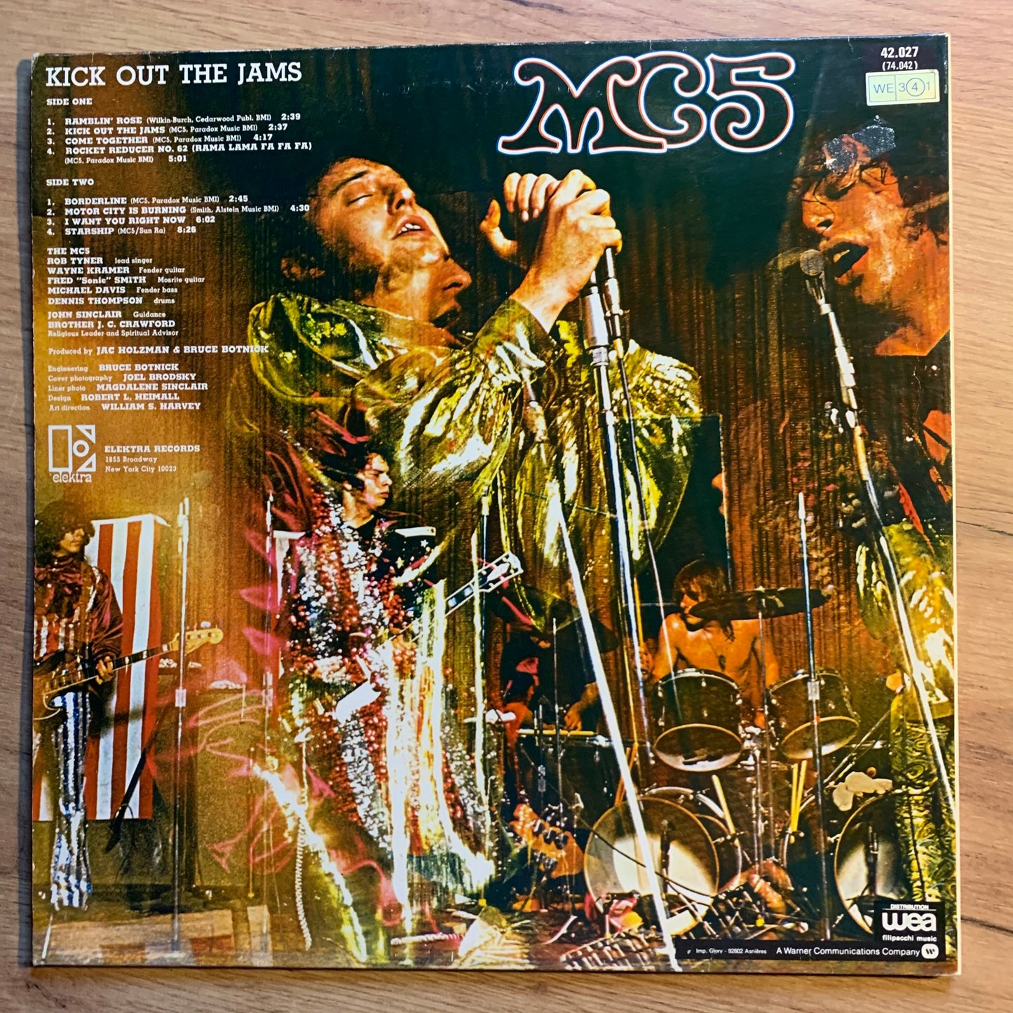 MC5 - KICK OUT THE JAMS...RE FR 1971...VG+/EX