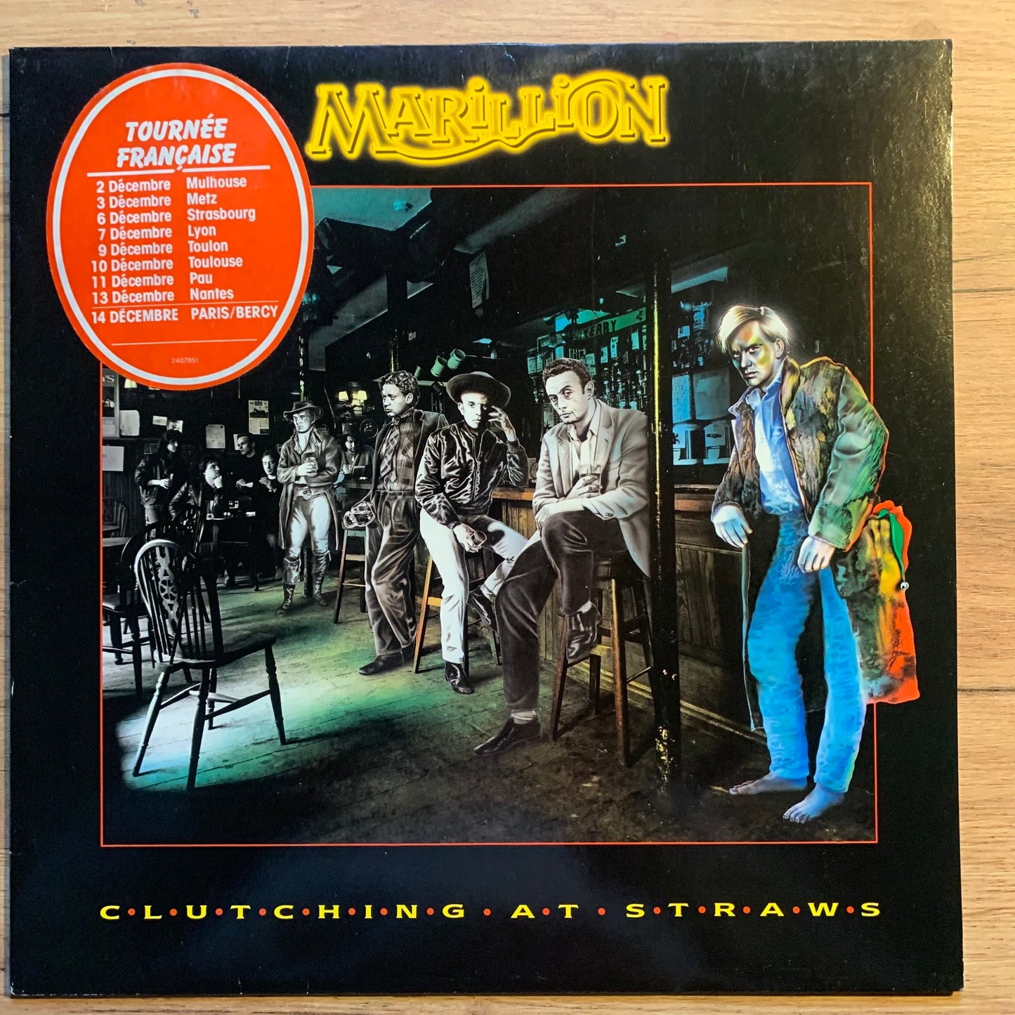 MARILLION - CLUTCHING AT STRAWS...OG EU 1987...VG/VG+