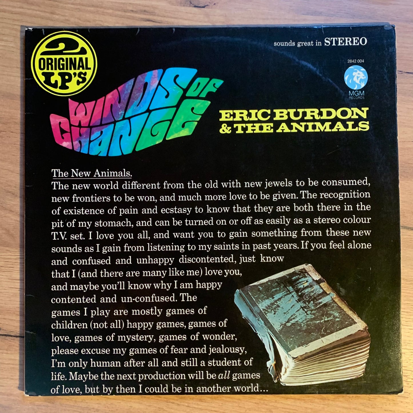 ERIC BURDON & THE ANIMALS - WINDS OF CHANGE ... RE GER ...VG++/VG