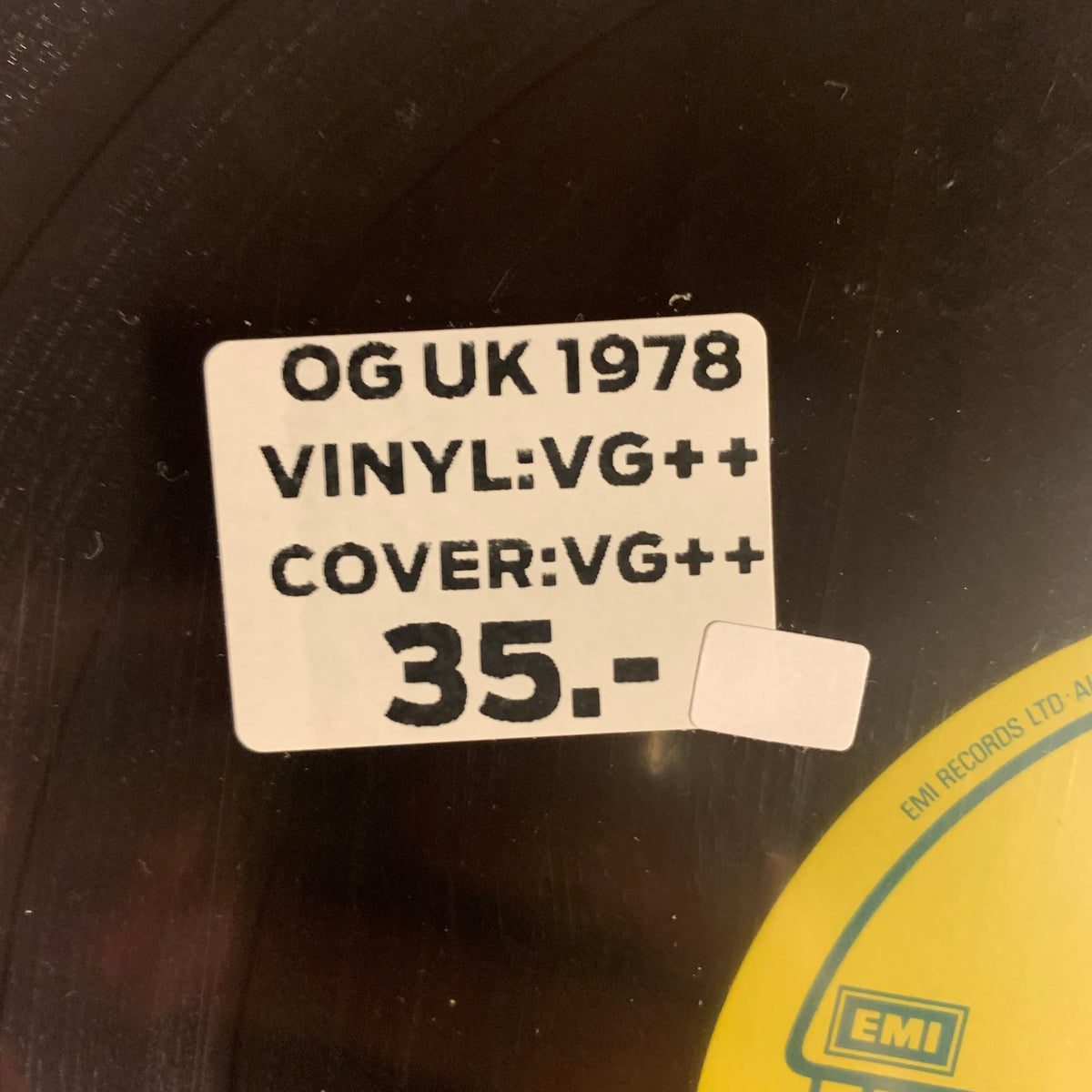 Étiquette état : OG UK 1978, VG++/VG++, 35 CHF