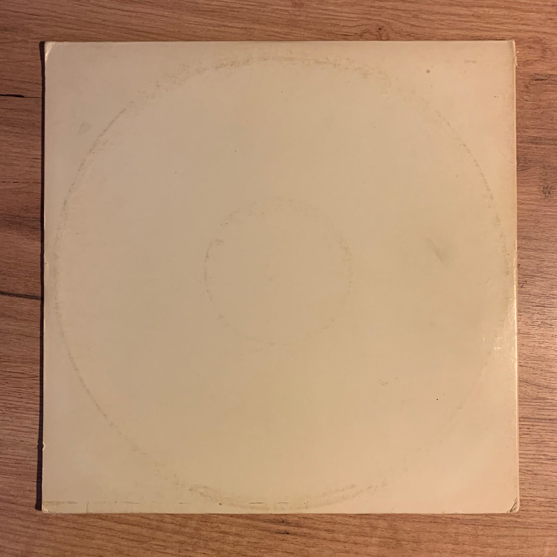 THE BEATLES - White Album - Label Capitol face 3
