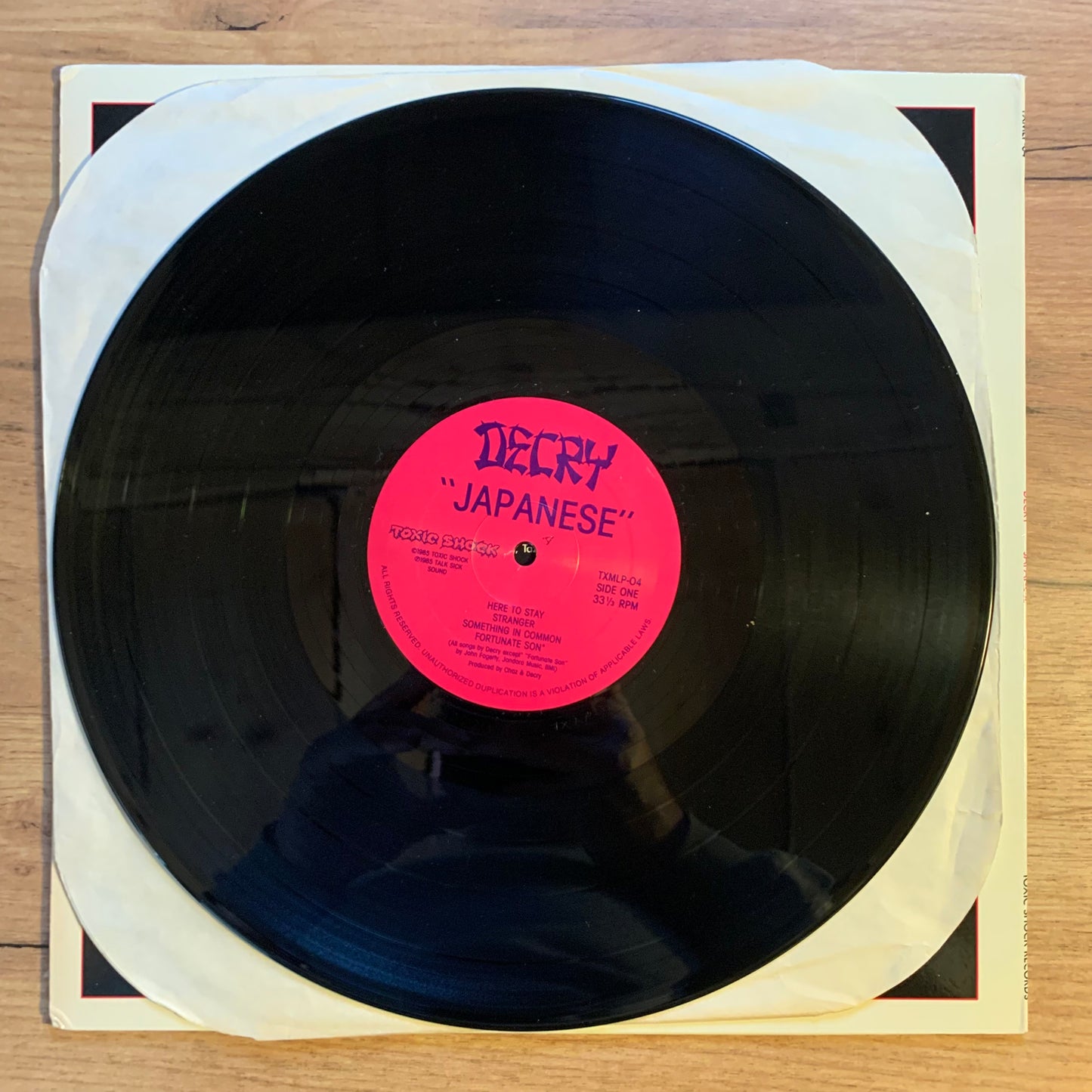 DECRY - JAPANESE...OG US 1985...VG++/VG++