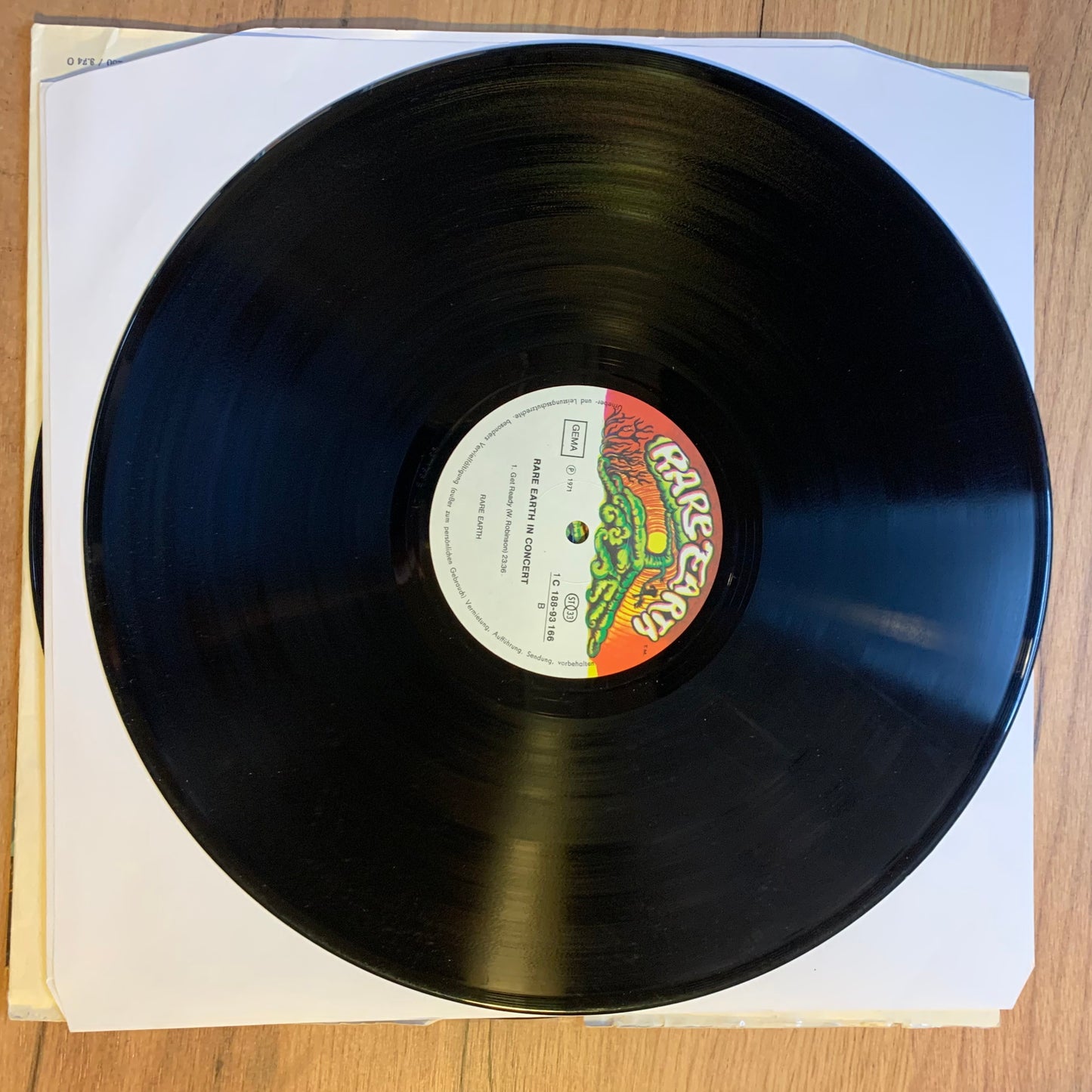 RARE EARTH - IN CONCERT...OG GER 1971...VG+/VG+