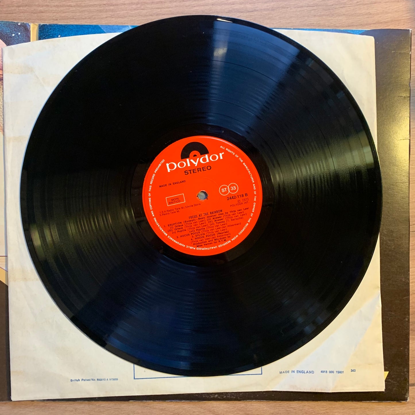 FOCUS - FOCUS AT THE RAINBOW...LP UK 1973...VG/VG+