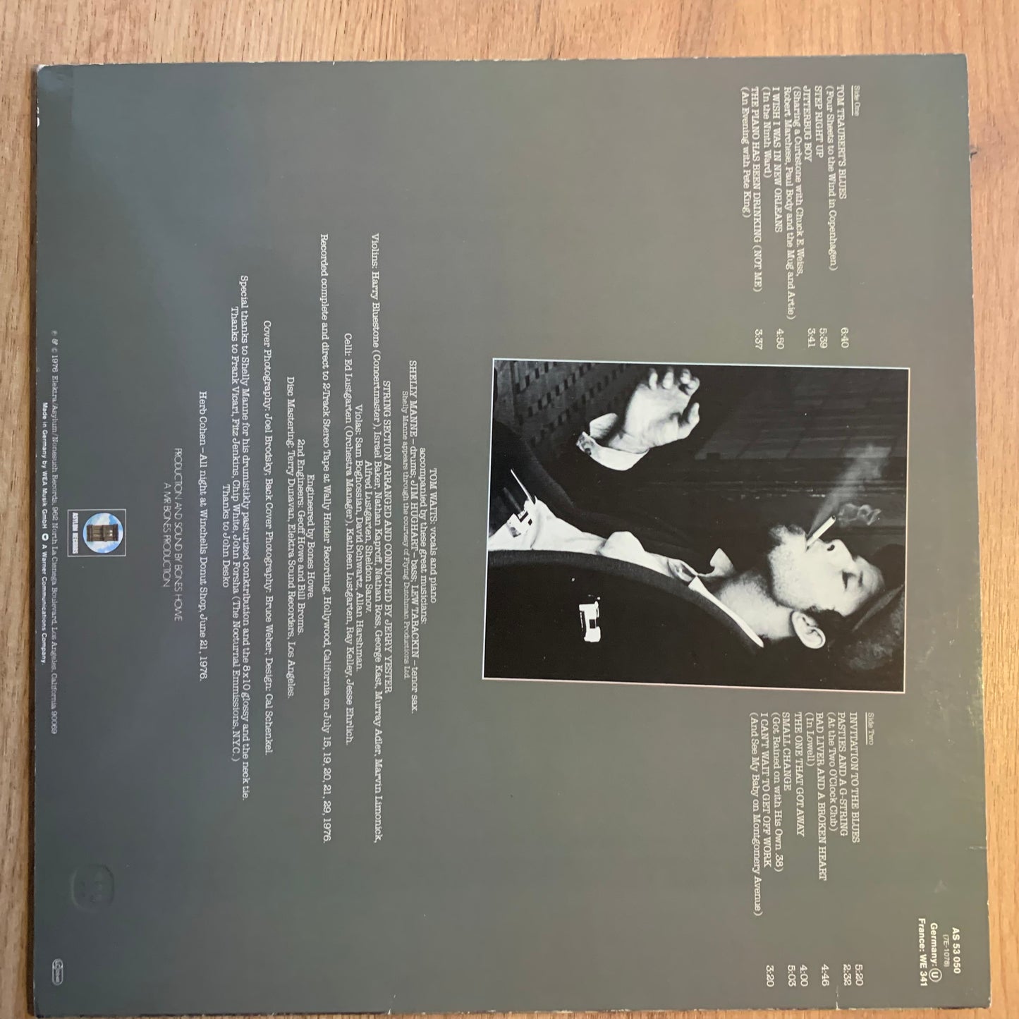 TOM WAITS - SMALL CHANGE...RE GER 1976...VG/EX