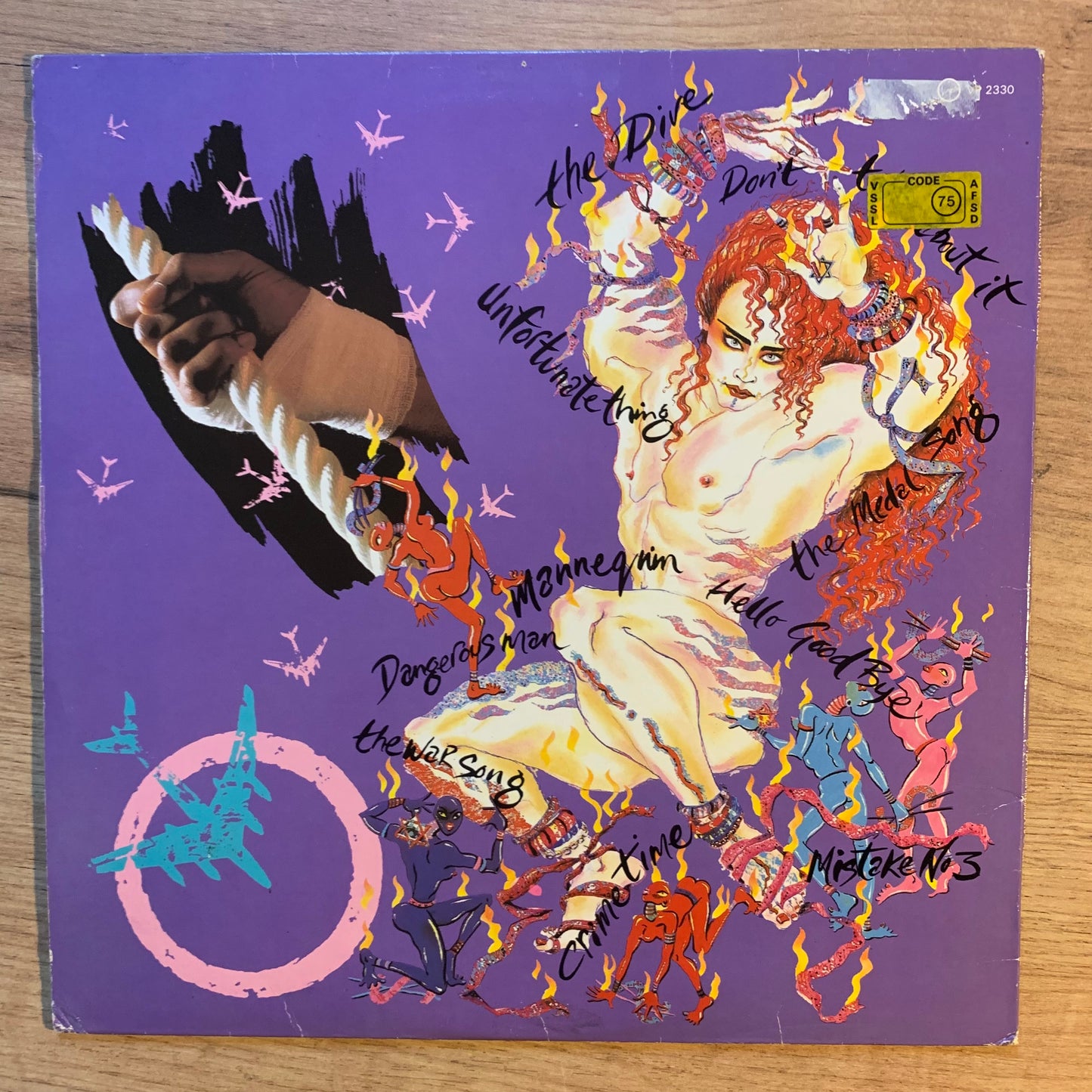 CULTURE CLUB - WAKING UP WITH THE HOUSE ON FIRE...OG UK 1984...VG+/VG+