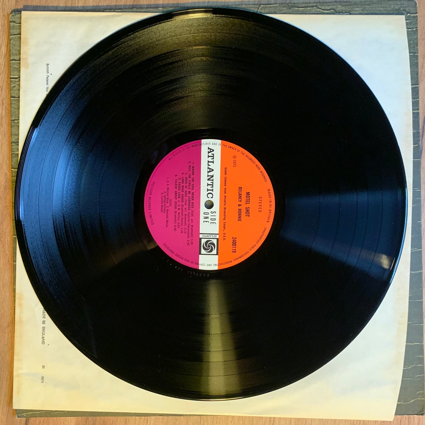 DELANEY & BONNIE - MOTEL SHOT...OG UK 1971...EX/EX