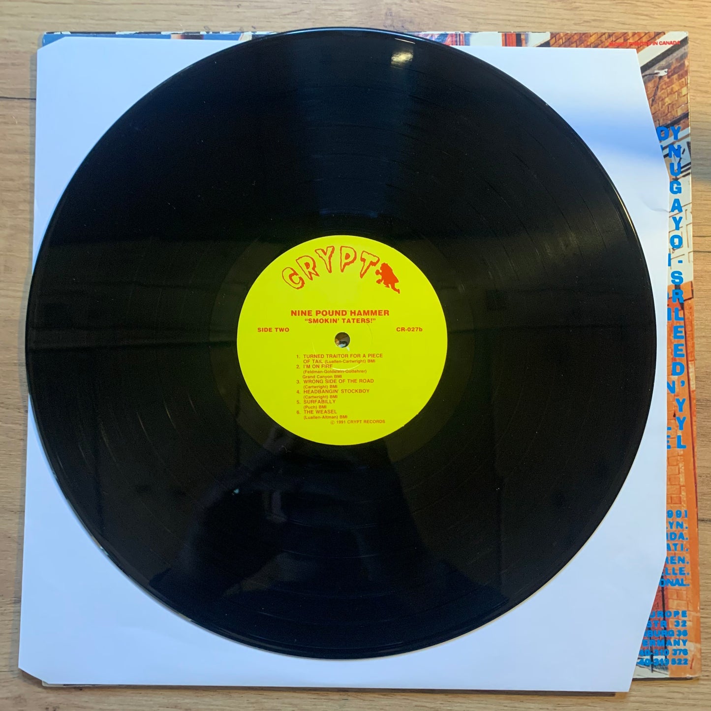 NINE POUND HAMMER - SMOKIN' TATERS...OG GER 1991...EX/EX