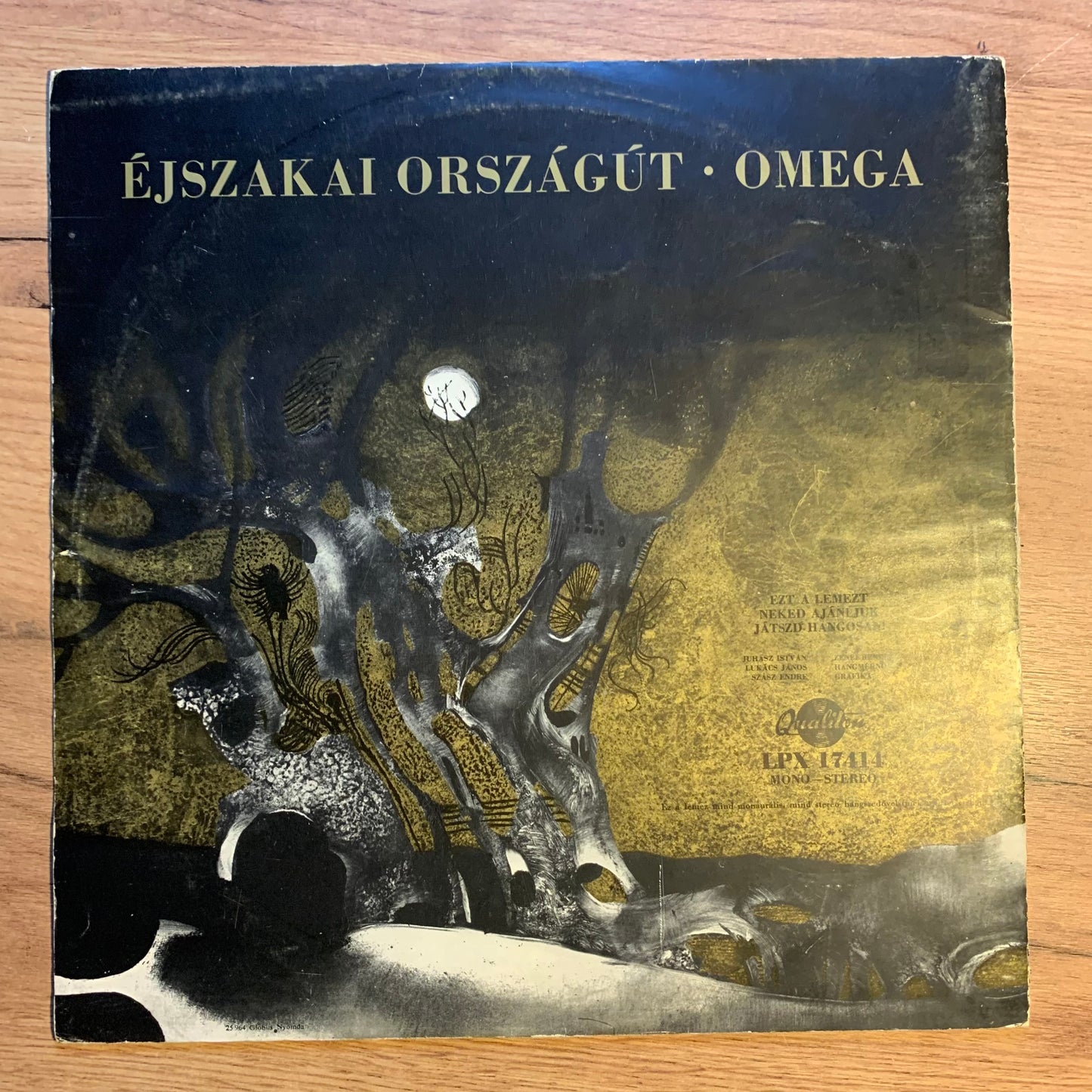OMEGA - ÉJSZAKAI ORSZÁGÚT...OG HUN 1970...VG++/VG