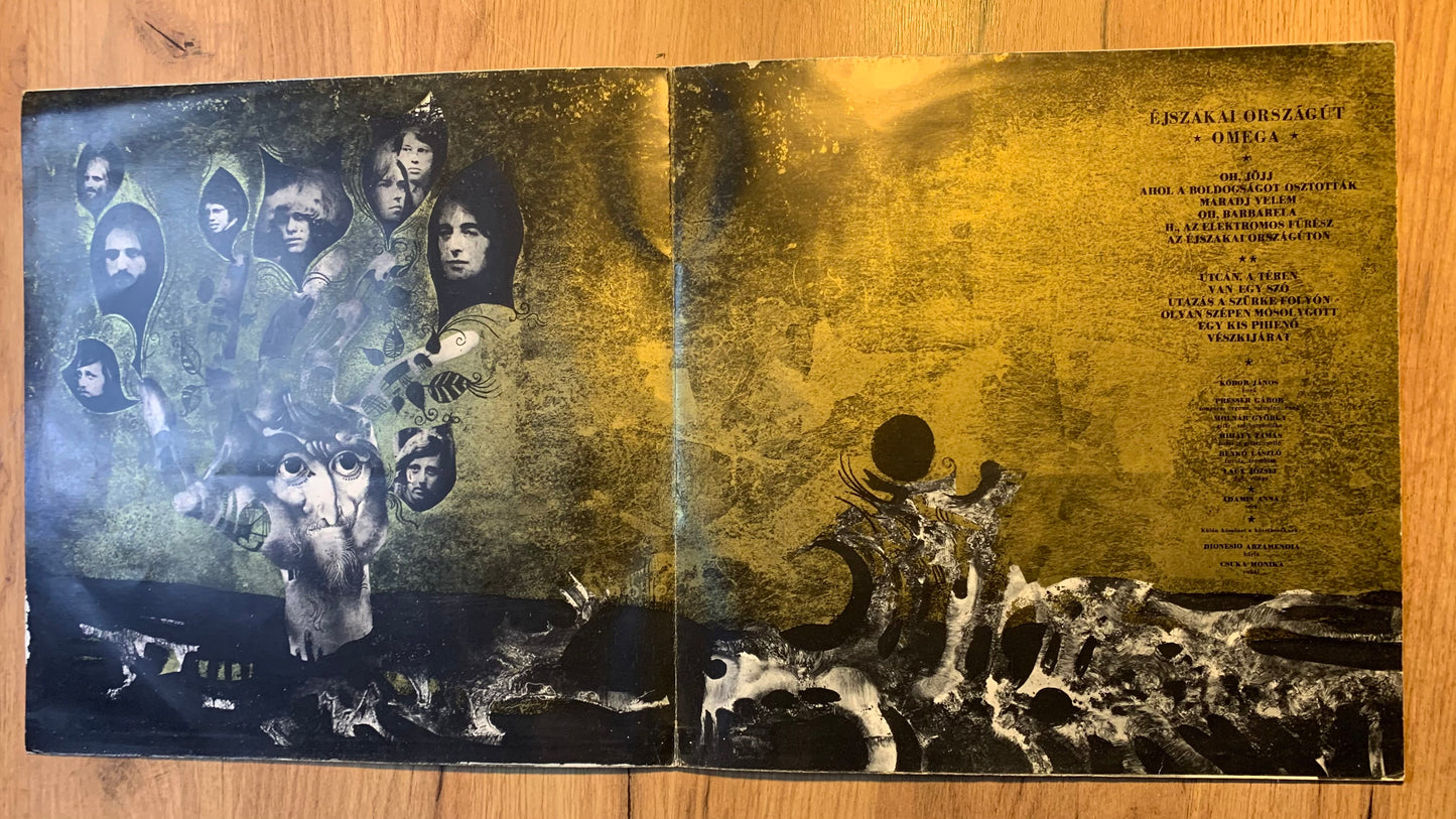 OMEGA - ÉJSZAKAI ORSZÁGÚT...OG HUN 1970...VG++/VG