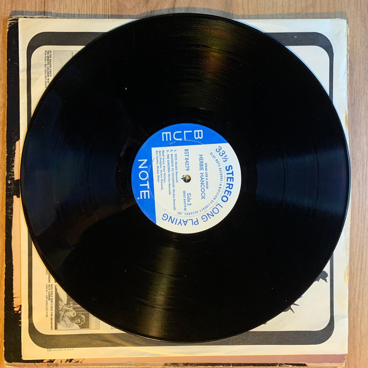 HERBIE HANCOCK - SPEAK LIKE A CHILD...OG US 1968...VG/VG