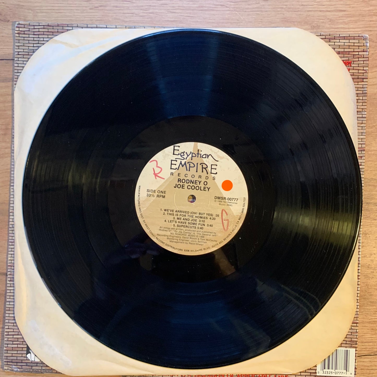 RODNEY O & JOE COOLEY - ME AND JOE...OG US 1988...VG+/VG+