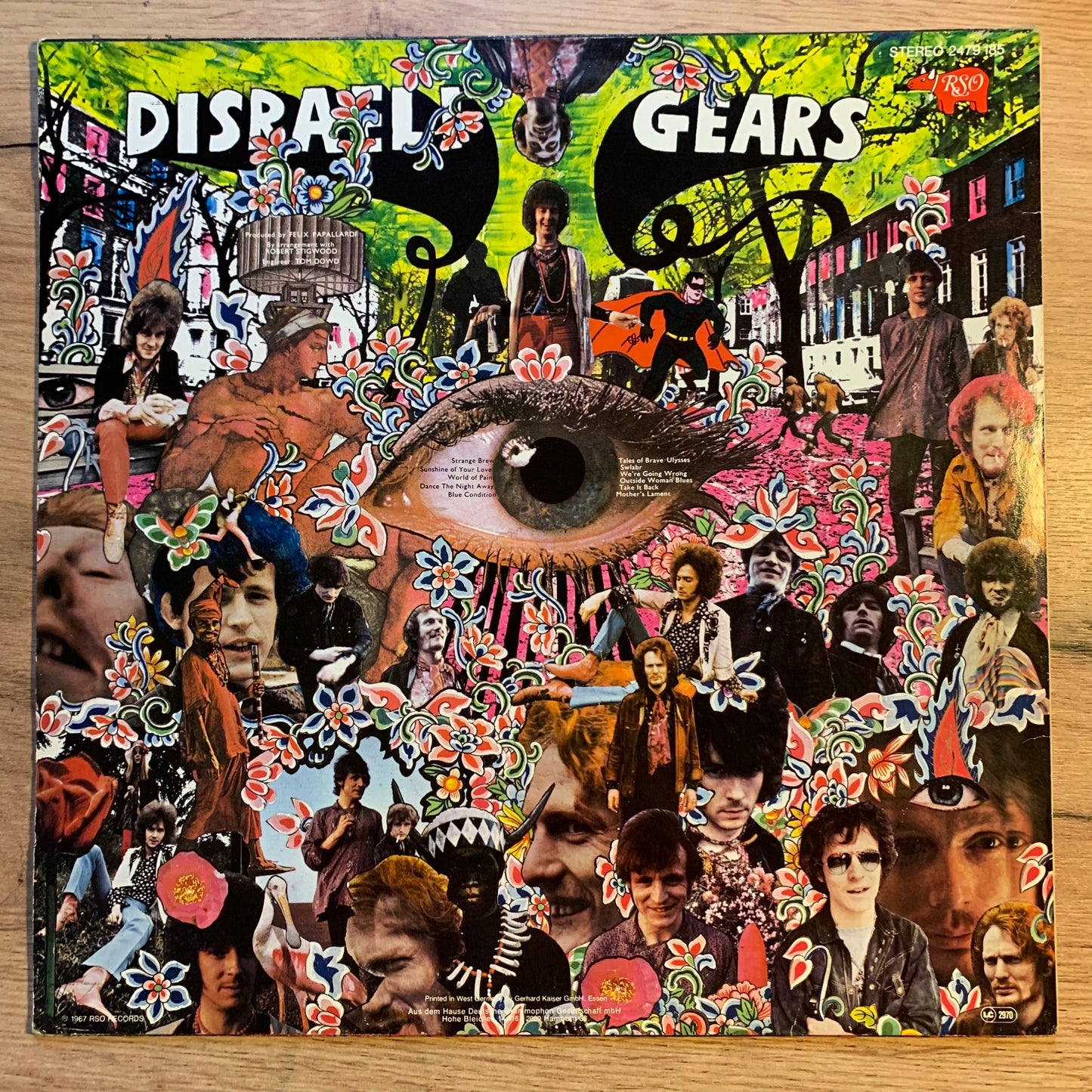CREAM - DISRAELI GEARS...RE GER 1981...VG+/VG++