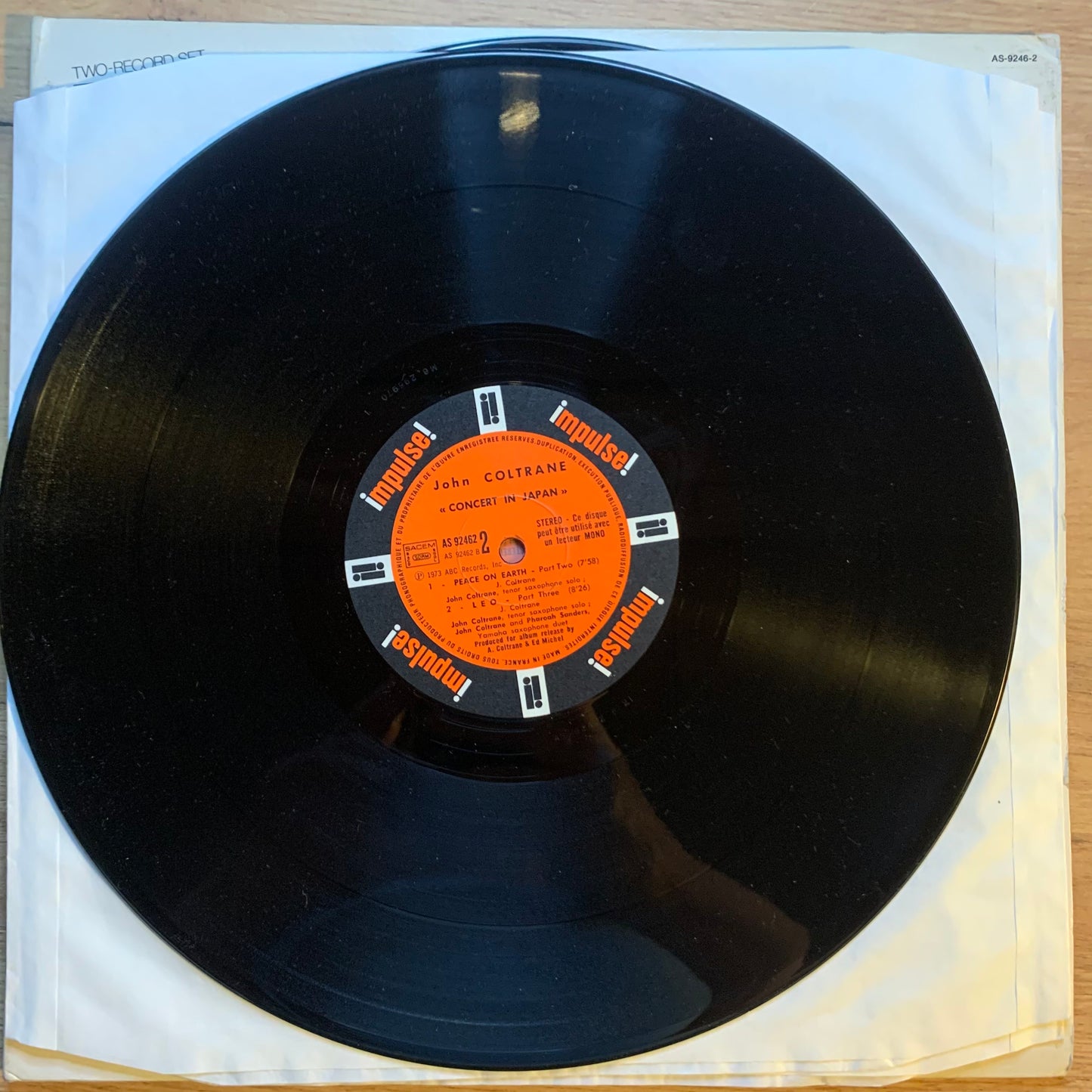 JOHN COLTRANE - CONCERT IN JAPAN...OG FR 1973...VG+/VG+
