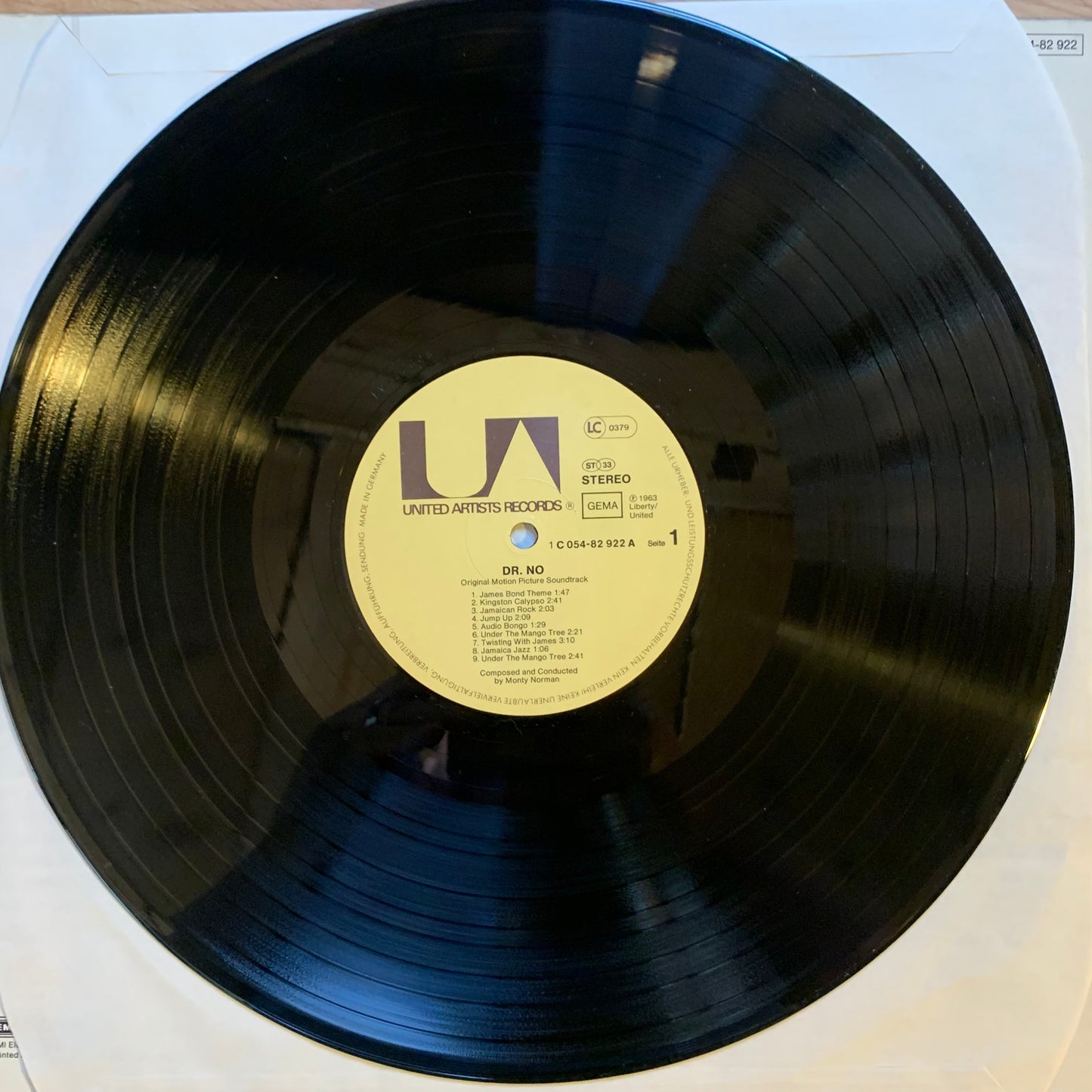 JAMES BOND - DR. NO OST...RE GER 1976...EX/VG+