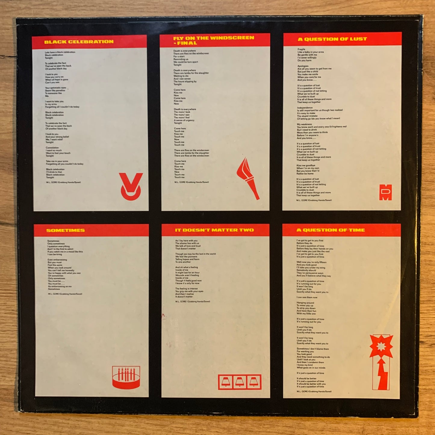 DEPECHE MODE - BLACK CELEBRATION...OG GER 1986...VG/VG