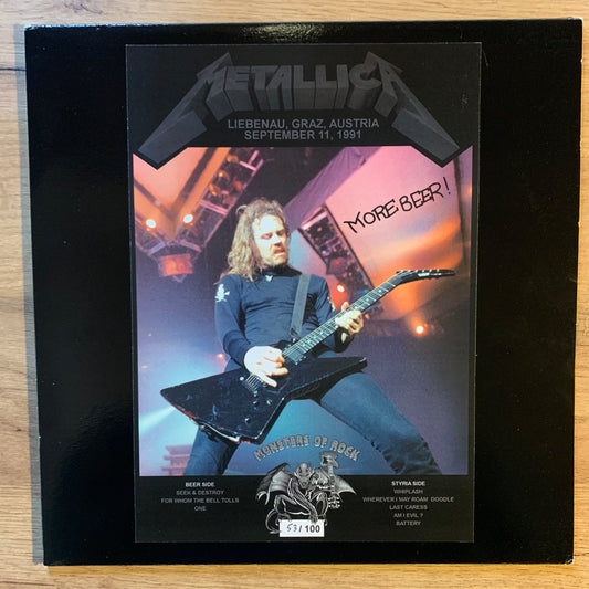 METALLICA - MORE BEER! LIVE GRAZ 1991...BOOT 2020...EX/EX