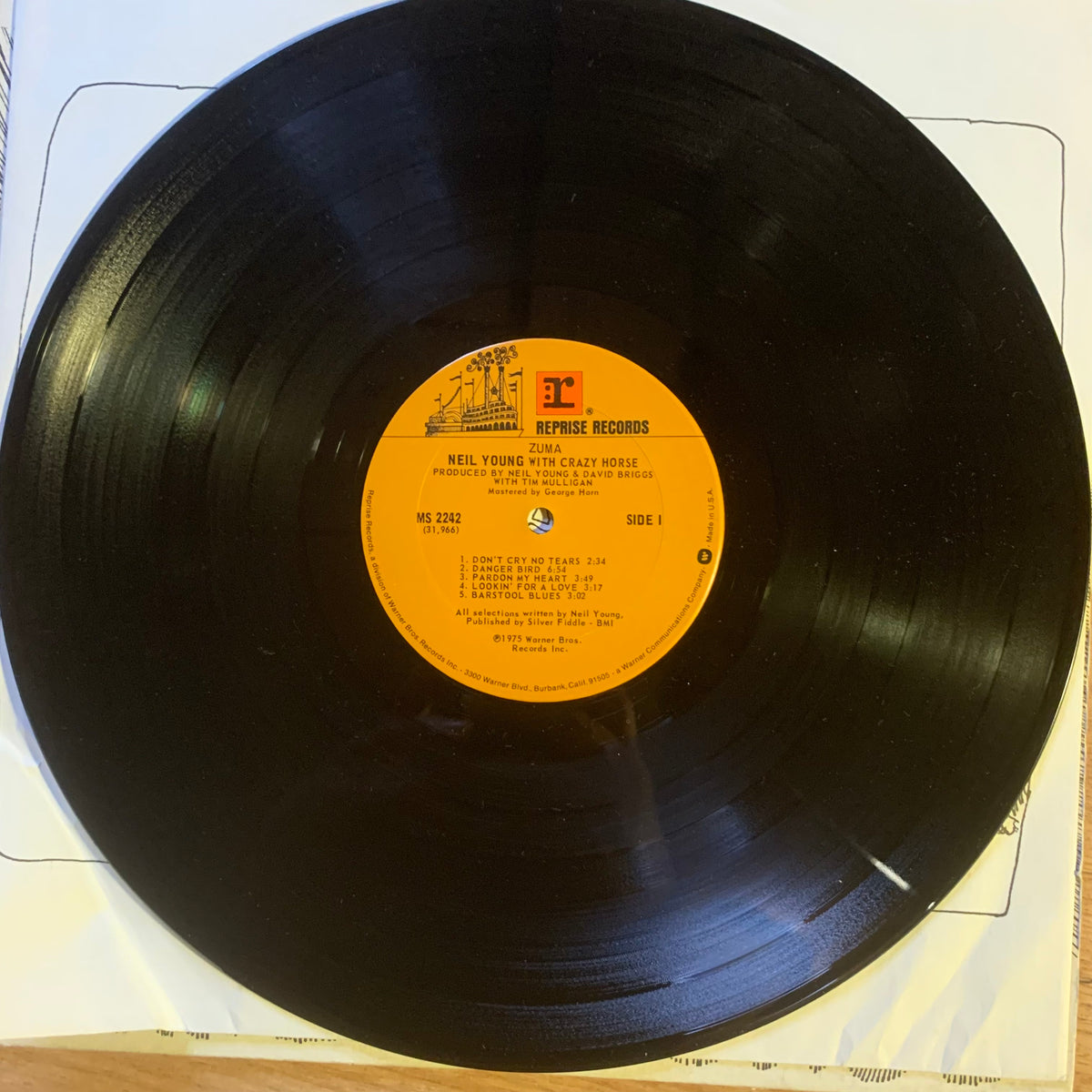 Zuma, disque Reprise Records MS 2242