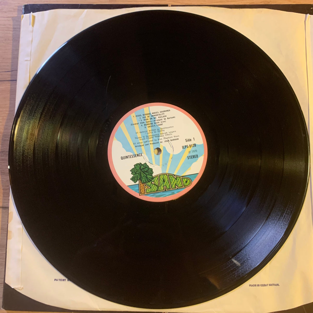 Quintessence : disque