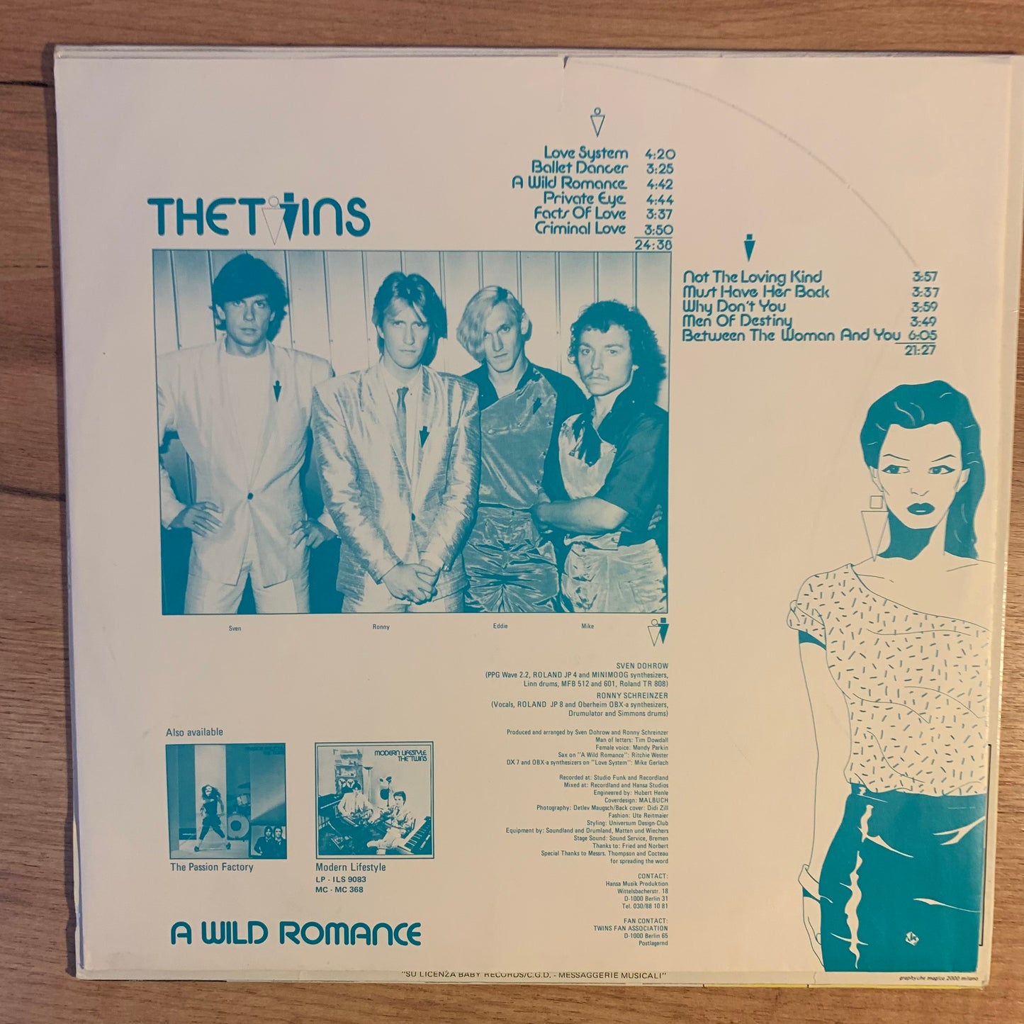 THE TWINS - A WILD ROMANCE...OG ITA 1984...VG+/EX
