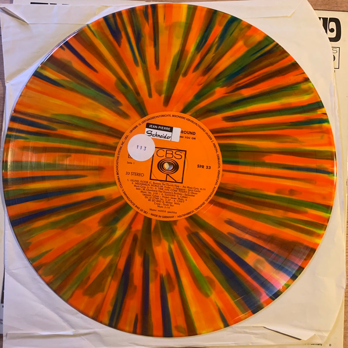 That's Underground : vinyle orange splatter multicolore