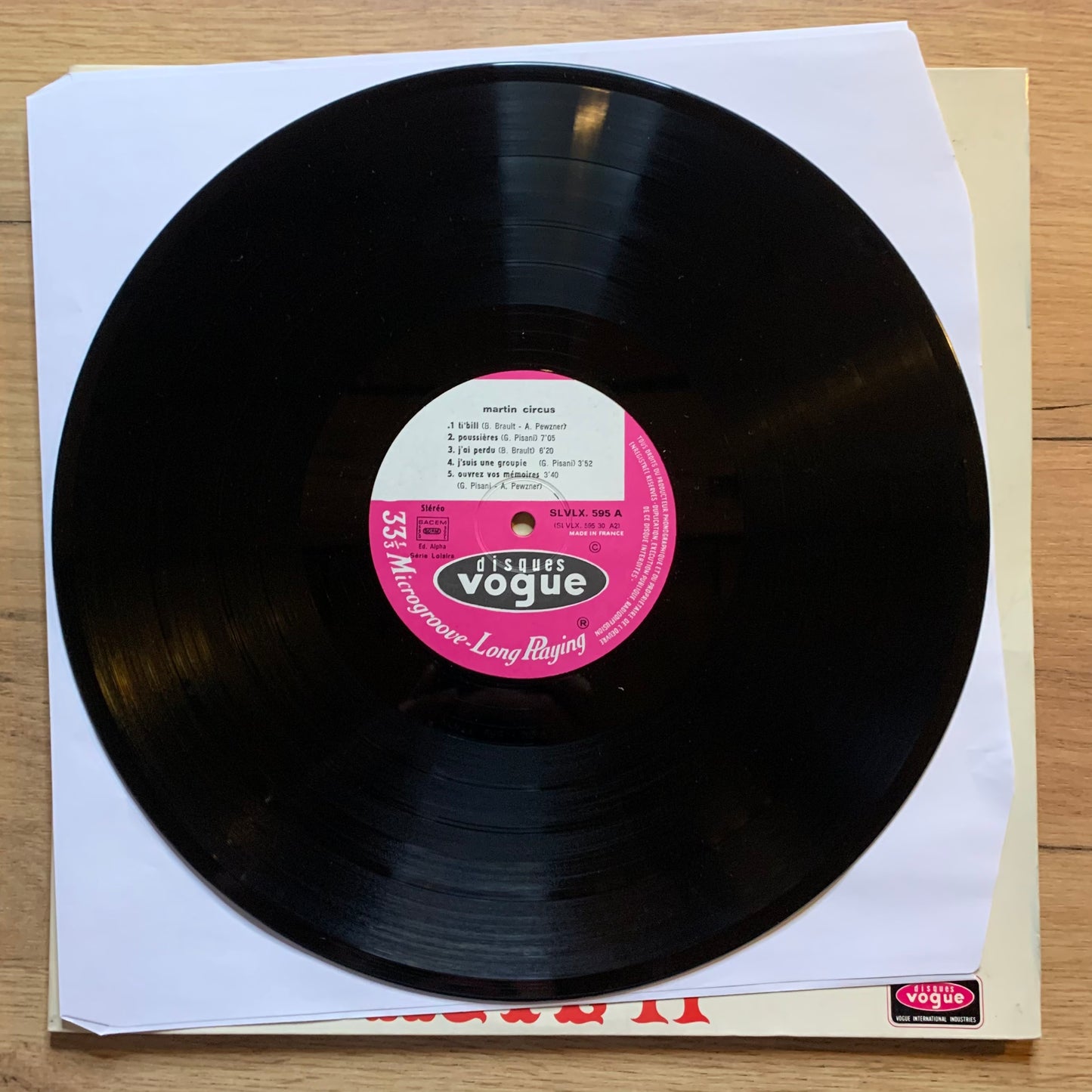 MARTIN CIRCUS - ACTE II...OG FR 1971...VG+/VG+