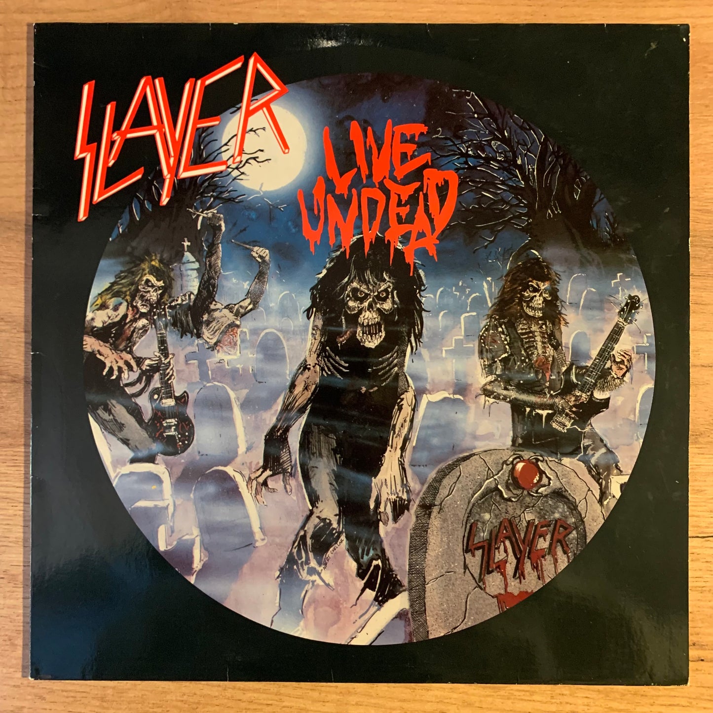 SLAYER - LIVE UNDEAD...RE EU 1987...VG++/VG+