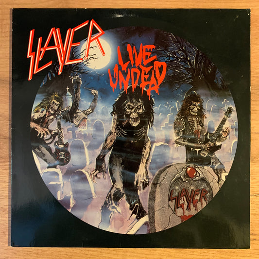 SLAYER - LIVE UNDEAD...RE EU 1987...VG++/VG+