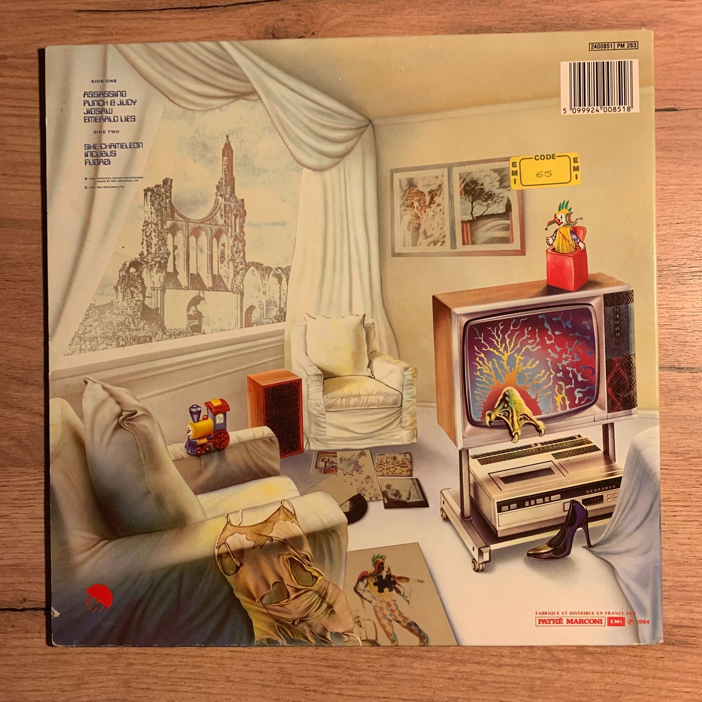 MARILLION - FUGAZI...OG FR 1984...VG+/VG+