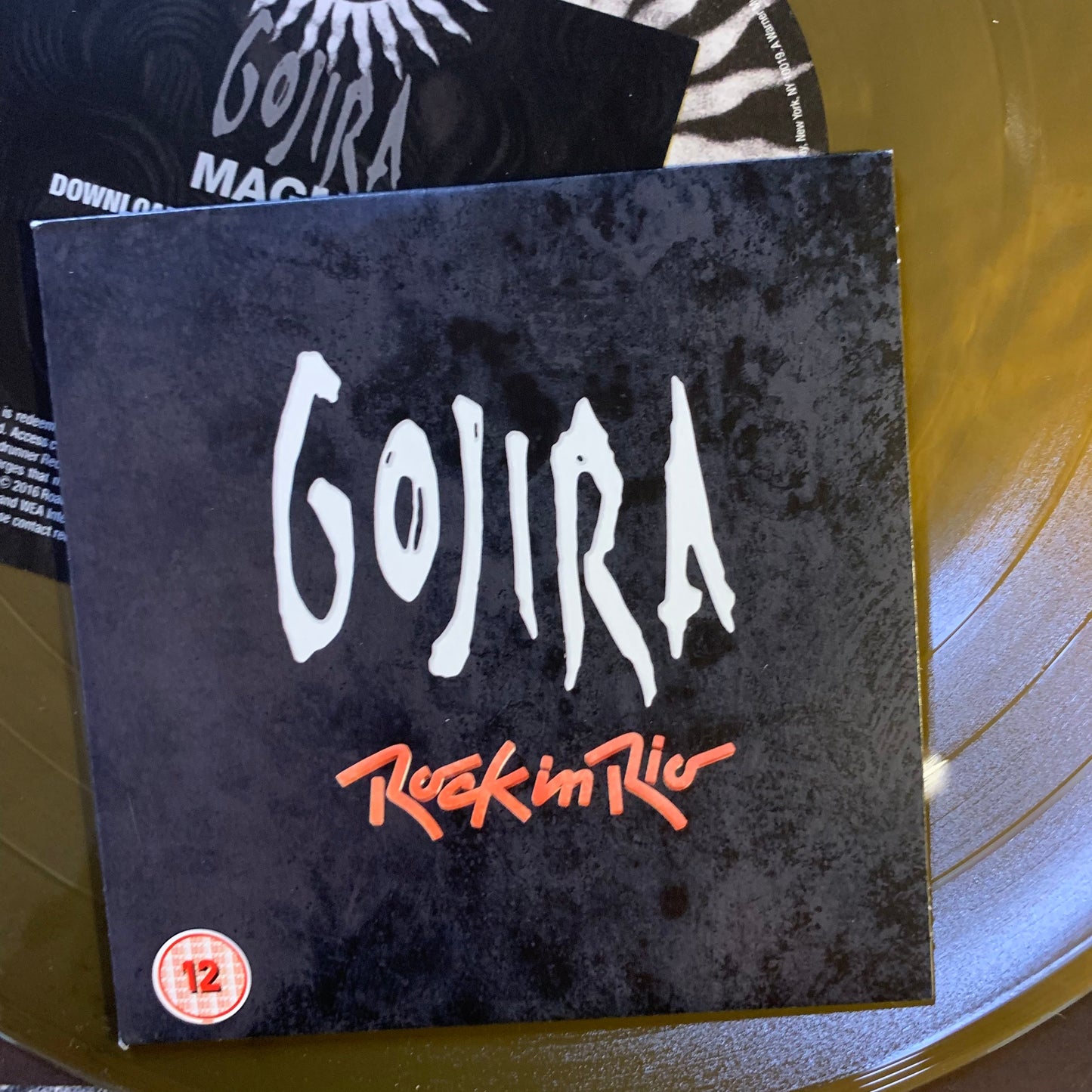 Insert Rock in Rio Blu-ray inclus - Gojira Magma Gold Vinyl