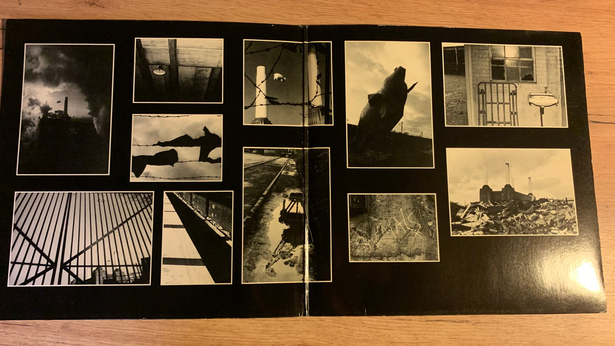 Pink Floyd - Animals, intérieur de la pochette ouvrante