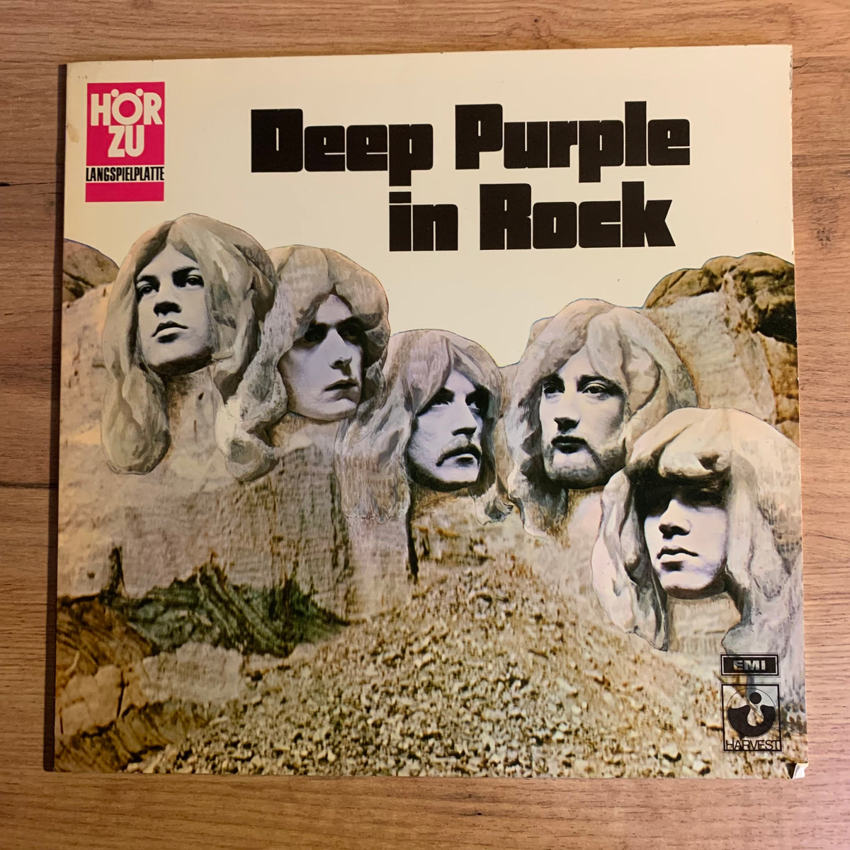 Deep Purple In Rock Hör Zu, pochette recto