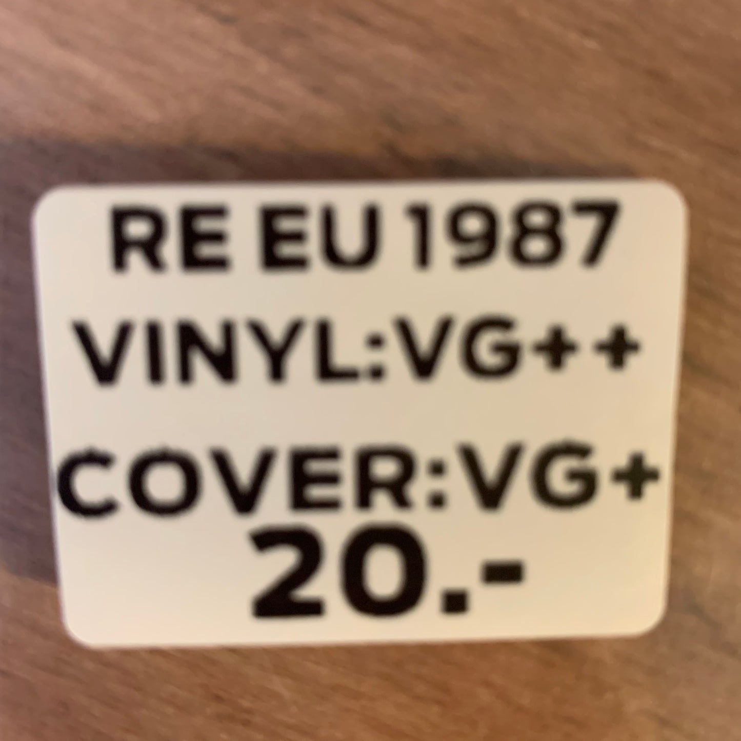 SLAYER - LIVE UNDEAD...RE EU 1987...VG++/VG+