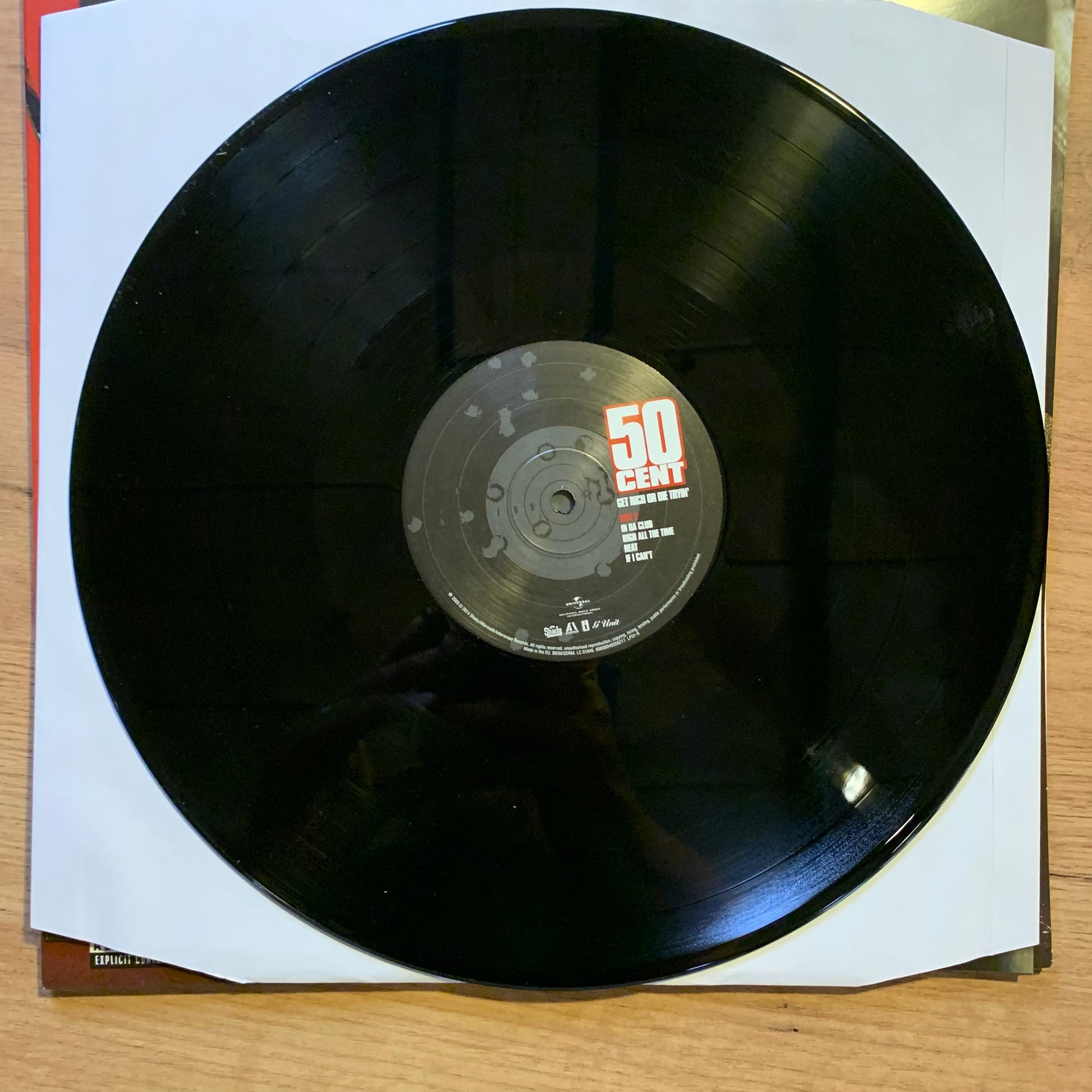 50 Cent - Get Rich Or Die Tryin' - Disque 1 (Face A/B)